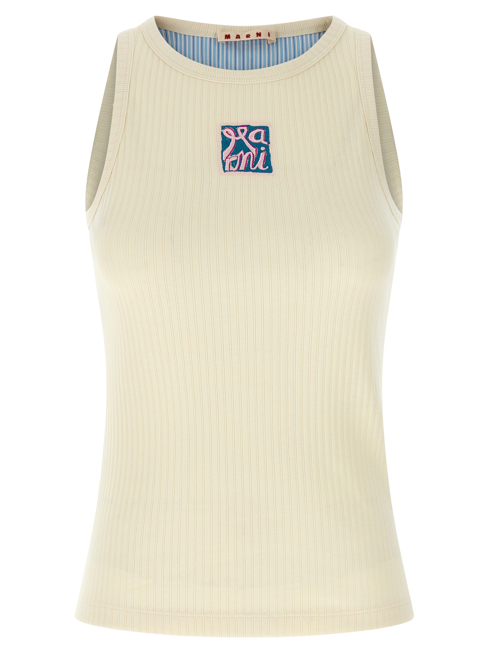 Logo patch tank top THJE0380S0UTC60000W08 (Marni / タンクトップ・キャミソール ) | Marni (マルニ)