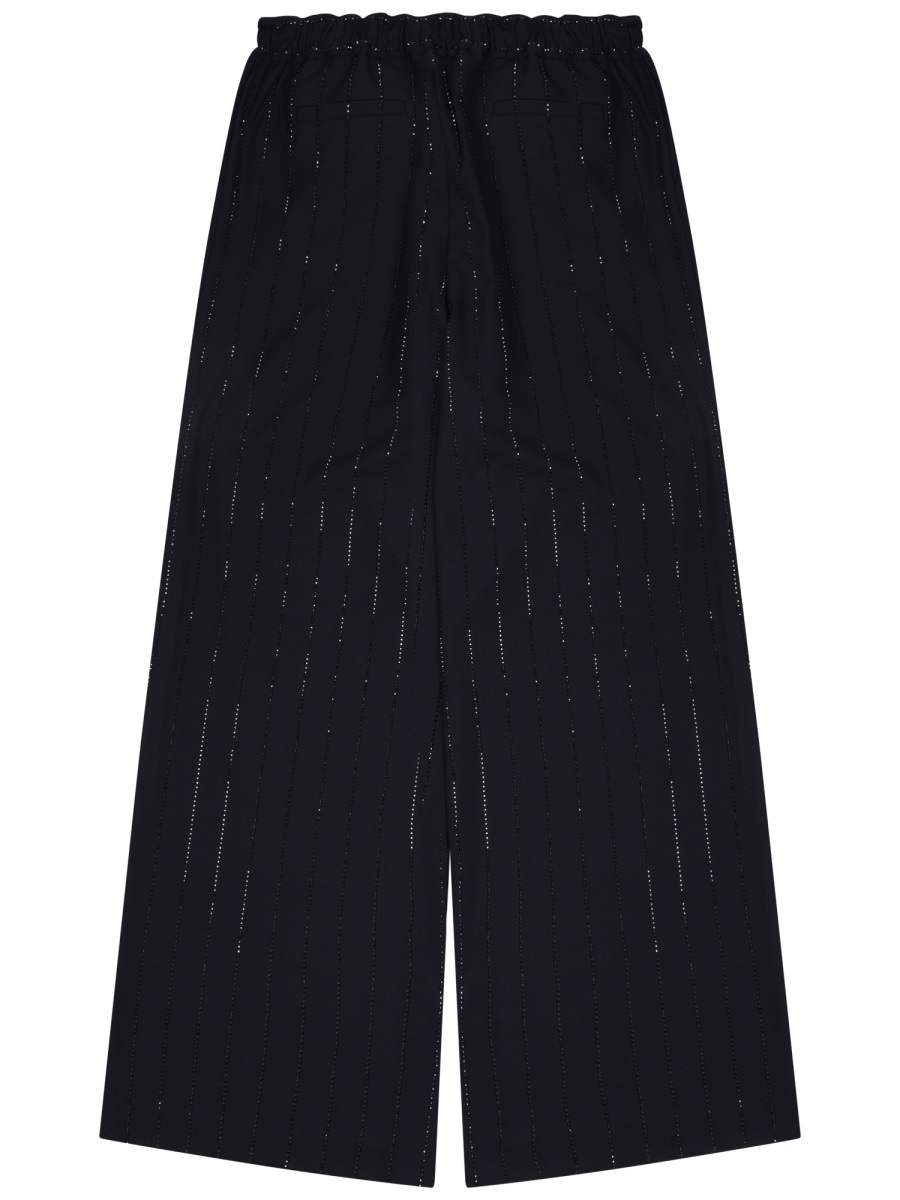 rhinestone pinstripe trousers SS25152PNNAVY (self-portrait / パンツ ) | self-portrait (セルフ・ポートレイト)(1)