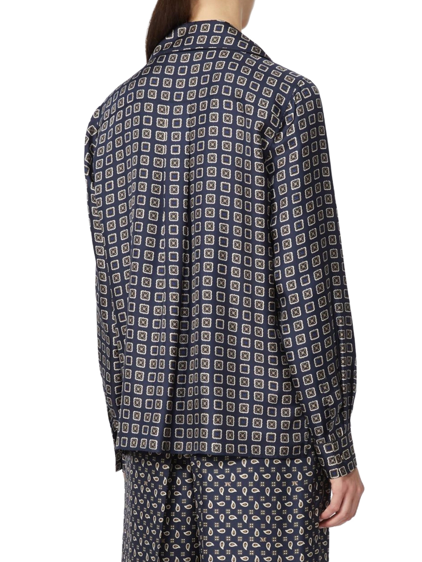 SEMI-FITTED PRINTED SILK SHIRT 2611111131600002 (Max Mara / シャツ・ブラウス ) | Max Mara (マックスマーラ)(2)