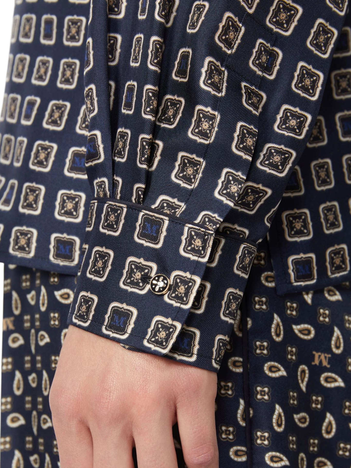 SEMI-FITTED PRINTED SILK SHIRT 2611111131600002 (Max Mara / シャツ・ブラウス ) | Max Mara (マックスマーラ)(4)