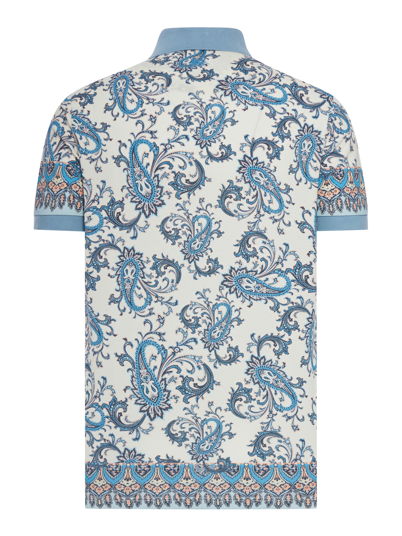 COTTON POLO SHIRT WITH PLACED PRINT MRMD0004AKF89X0880X0880 (ETRO / ポロシャツ ) | ETRO (エトロ)(1)