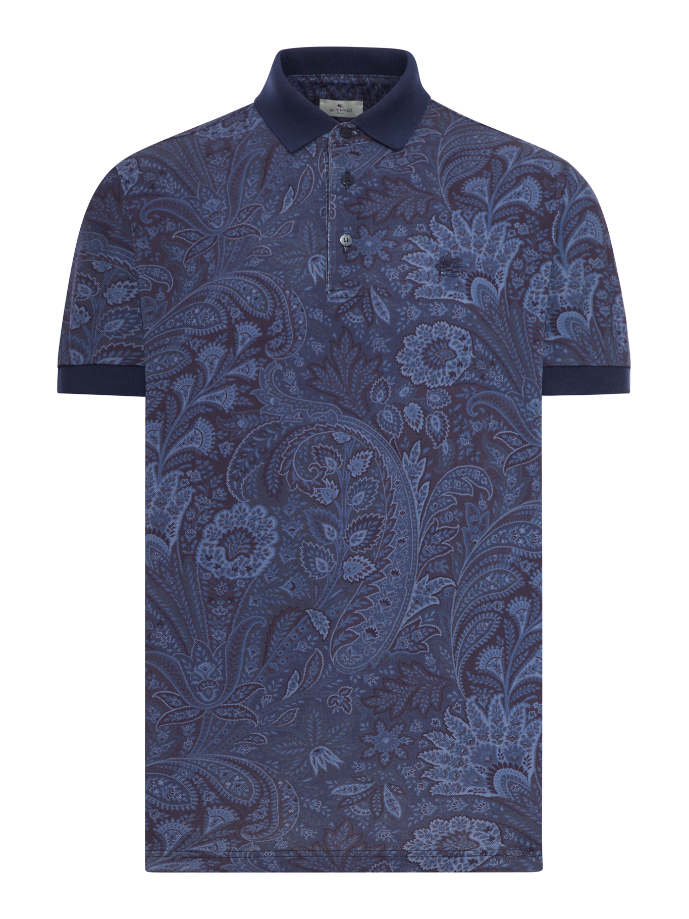 COTTON PIQUET POLO SHIRT WITH PAISLEY PRINT MRMD0004AKF81X0885X0885 (ETRO / ポロシャツ ) | ETRO (エトロ)