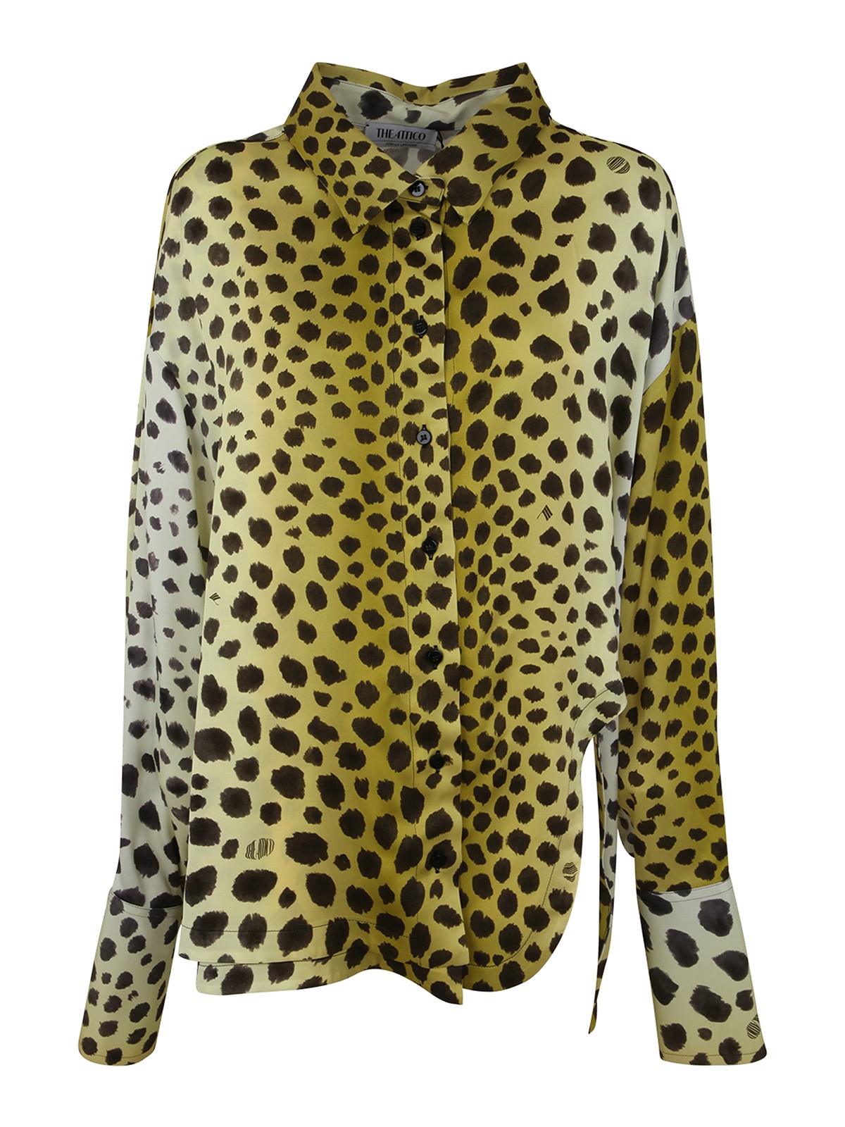 Kota cheetah printed fluid satin shirt 236WCH11V065P499 (THE ATTICO / シャツ・ブラウス ) | THE ATTICO (ジ・アティコ)