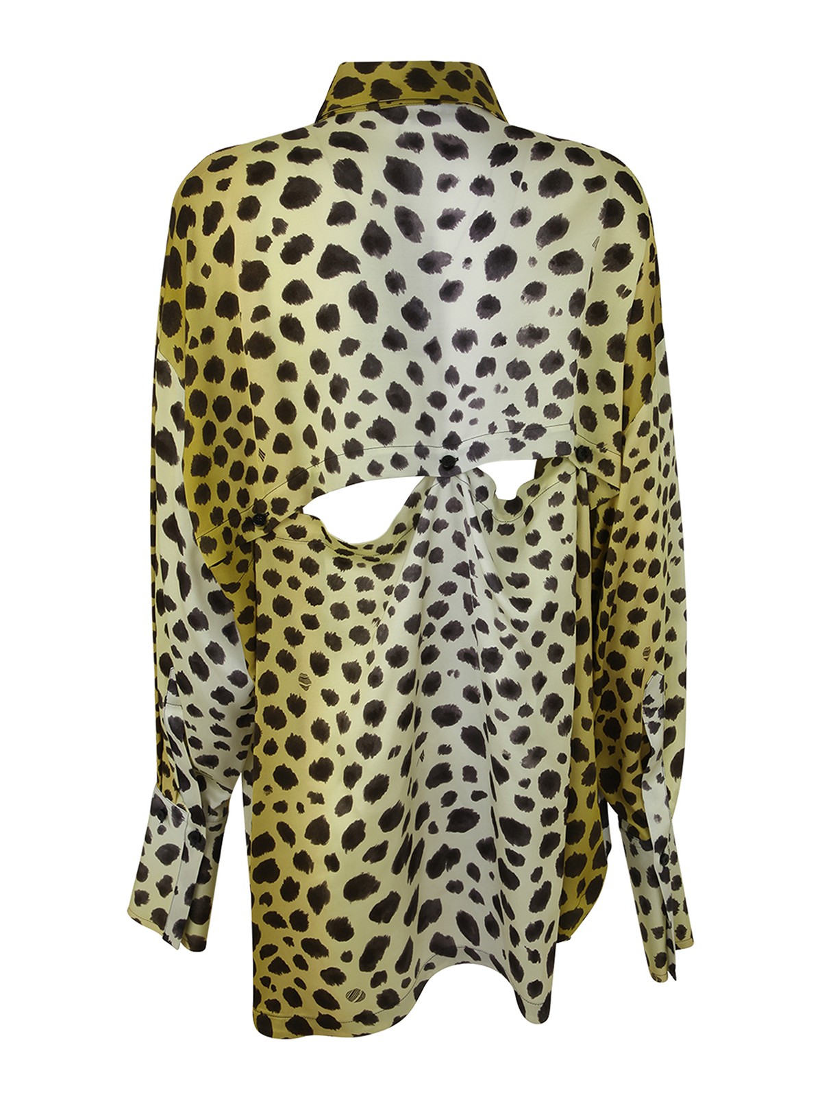 Kota cheetah printed fluid satin shirt 236WCH11V065P499 (THE ATTICO / シャツ・ブラウス ) | THE ATTICO (ジ・アティコ)(1)