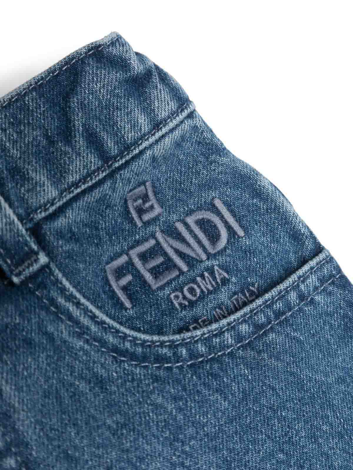 Pantalone Washed Denim JUF089AMHXF0QG0 (FENDI / ジーンズ ) | FENDI (フェンディ)(2)