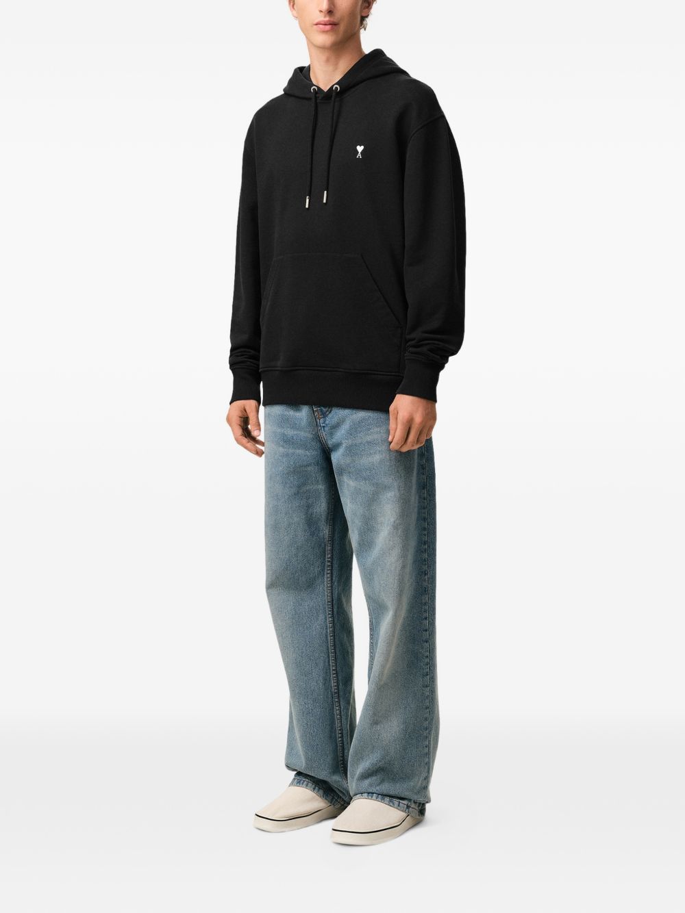 Ami Paris Sweaters Black HSW764730045 (AMI Paris / スウェット・フーディー ) | AMI Paris (アミパリス)(1)