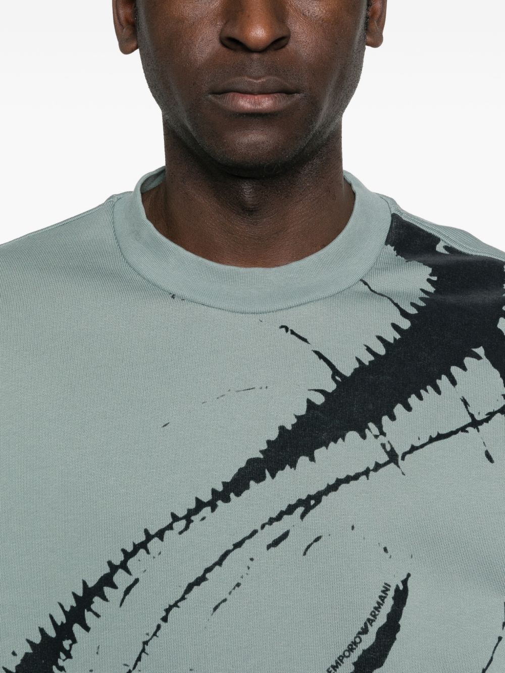 Emporio Armani Sweaters Clear Blue EM004862AF13713U9170 (EMPORIO ARMANI / スウェット・フーディー ) | EMPORIO ARMANI (エンポリオ アルマーニ)(2)