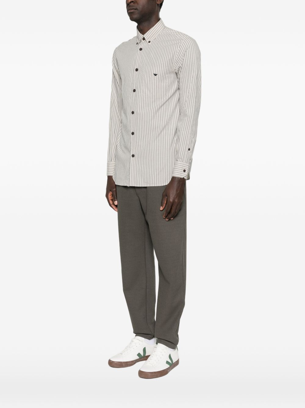 Emporio Armani Shirts Beige EM005429AF24535FB422 (EMPORIO ARMANI / シャツ・ブラウス ) | EMPORIO ARMANI (エンポリオ アルマーニ)(4)