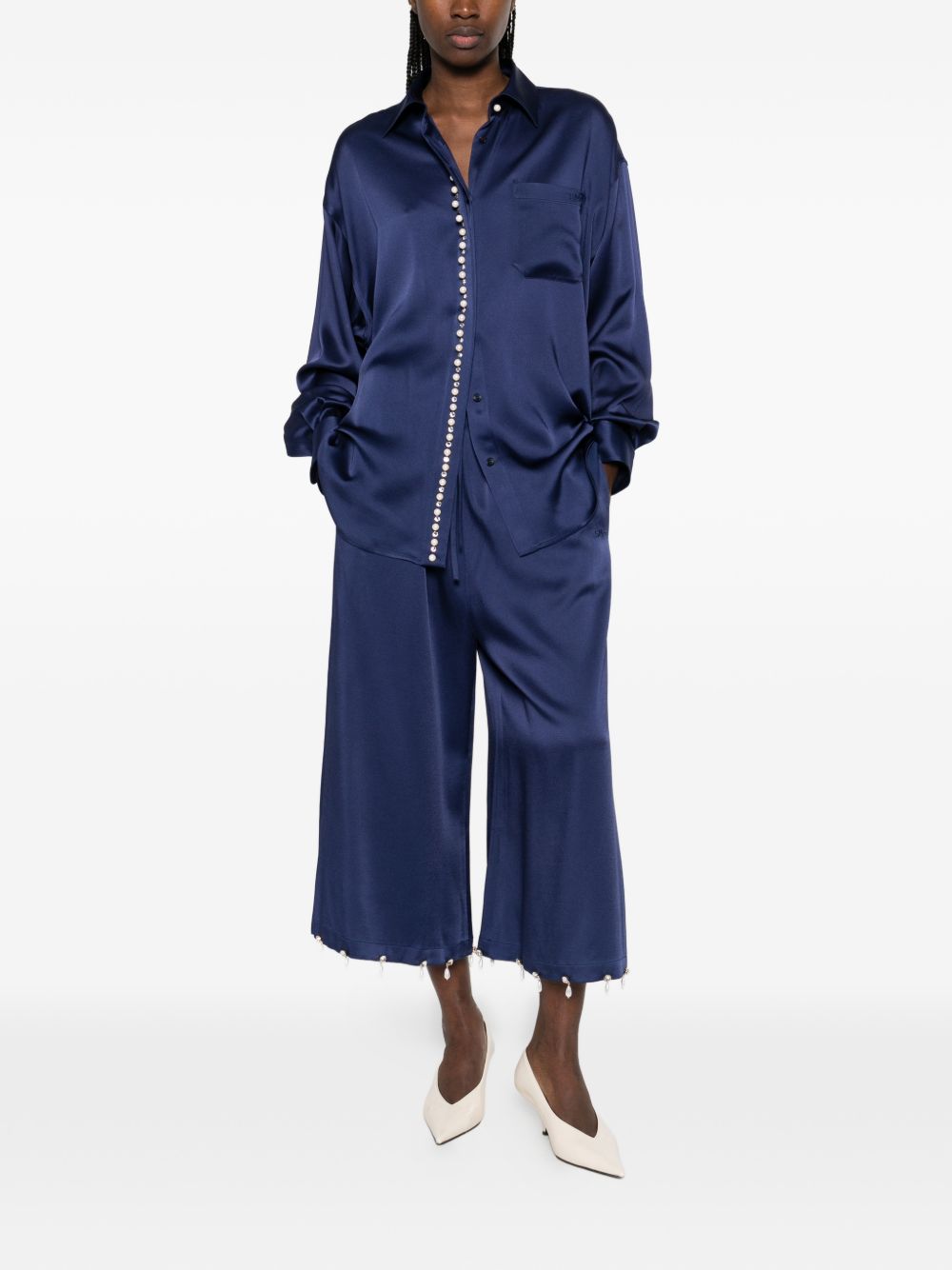 Stella McCartney Trousers Blue 6440153FU3024000 (Stella McCartney / パンツ ) | Stella McCartney (ステラ マッカートニー)(1)