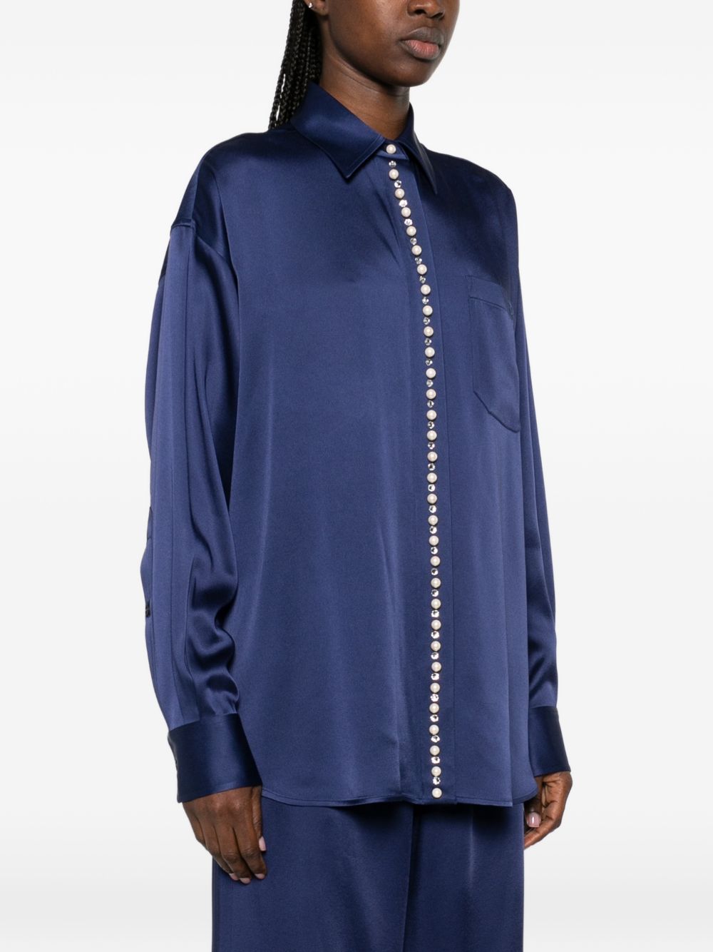 Stella McCartney Shirts Blue 6201883FU3024000 (Stella McCartney / シャツ・ブラウス ) | Stella McCartney (ステラ マッカートニー)(1)