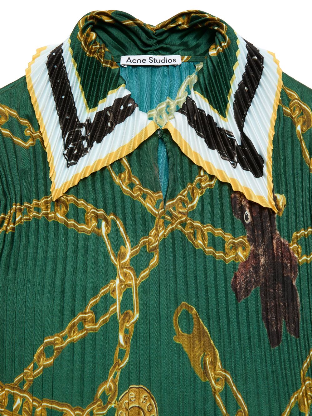 Acne Studios Shirts Green AC0786AB8 (Acne Studios / シャツ・ブラウス ) | Acne Studios (アクネ ストゥディオズ)(2)