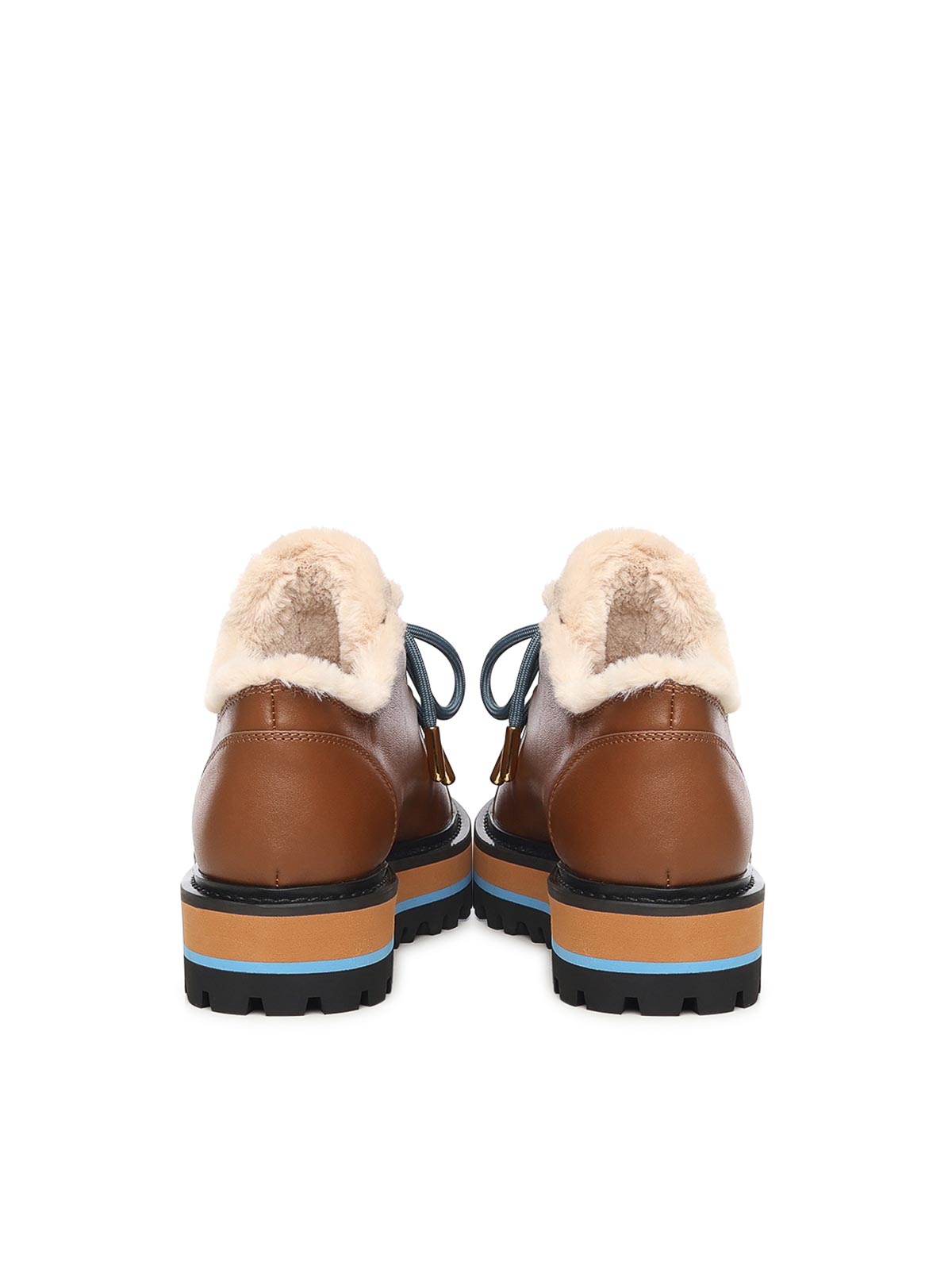 Leather And Faux Fur Desert Boot E4TXP120101911 (COCCINELLE / ブーツ ) | COCCINELLE (コチネレ)(2)