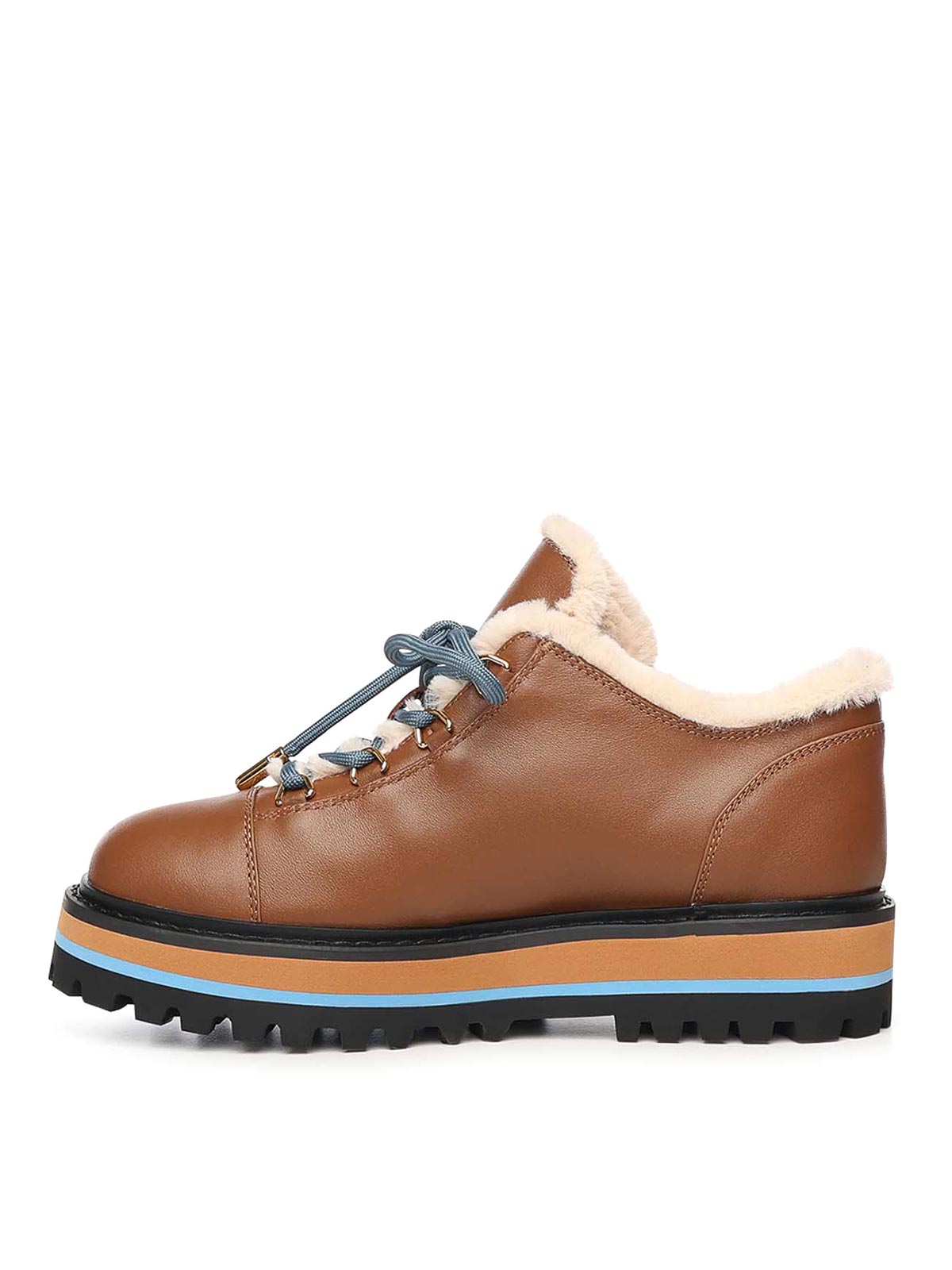 Leather And Faux Fur Desert Boot E4TXP120101911 (COCCINELLE / ブーツ ) | COCCINELLE (コチネレ)(3)