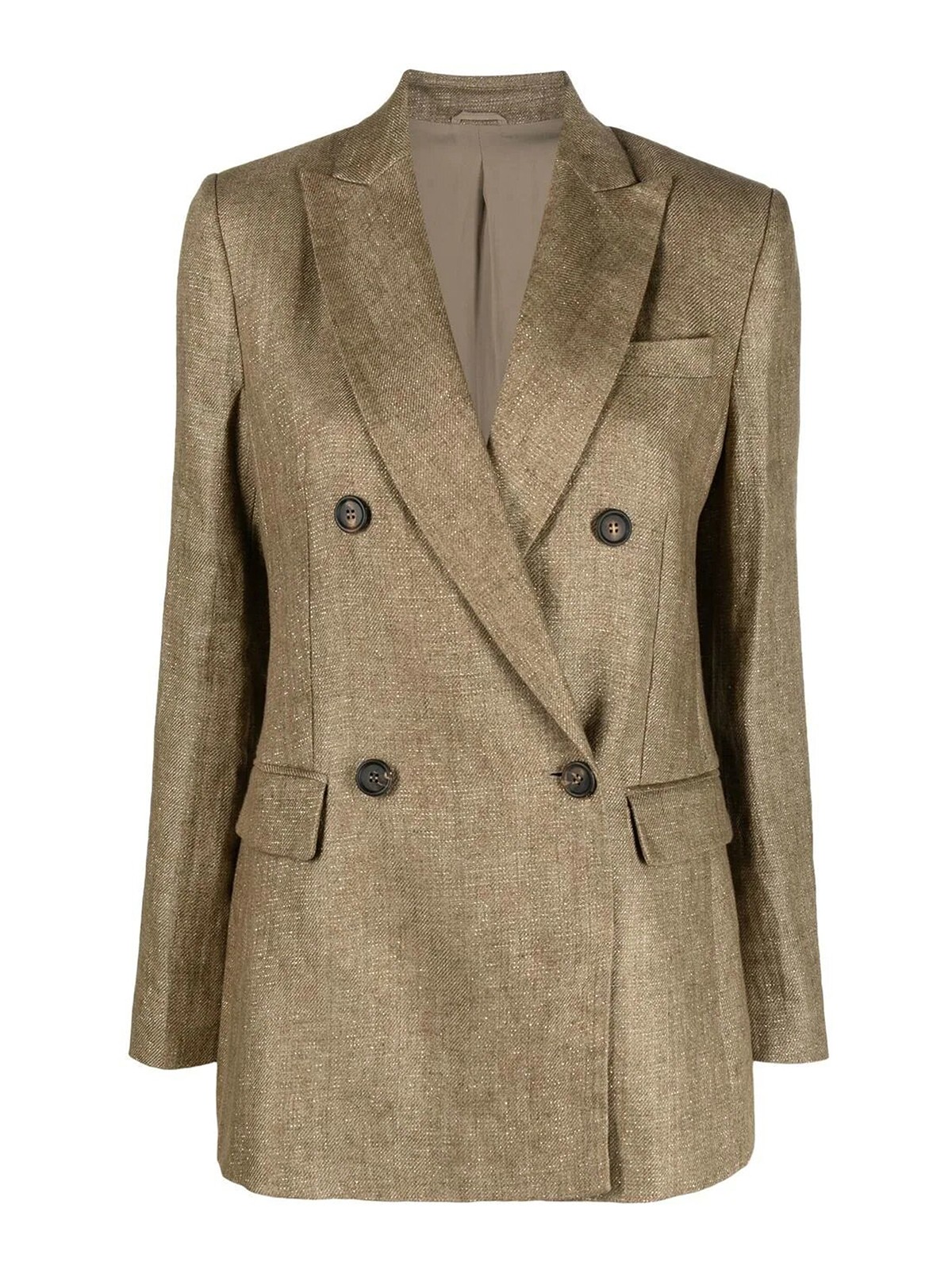 Metallic linen jacket MH5862442C495 (Brunello Cucinelli / ブレザー・ジャケット ) | Brunello Cucinelli (ブルネロ・クチネリ)