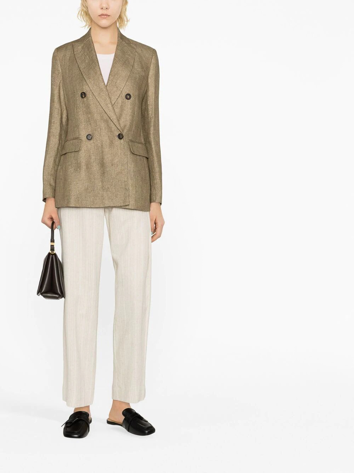 Metallic linen jacket MH5862442C495 (Brunello Cucinelli / ブレザー・ジャケット ) | Brunello Cucinelli (ブルネロ・クチネリ)(2)
