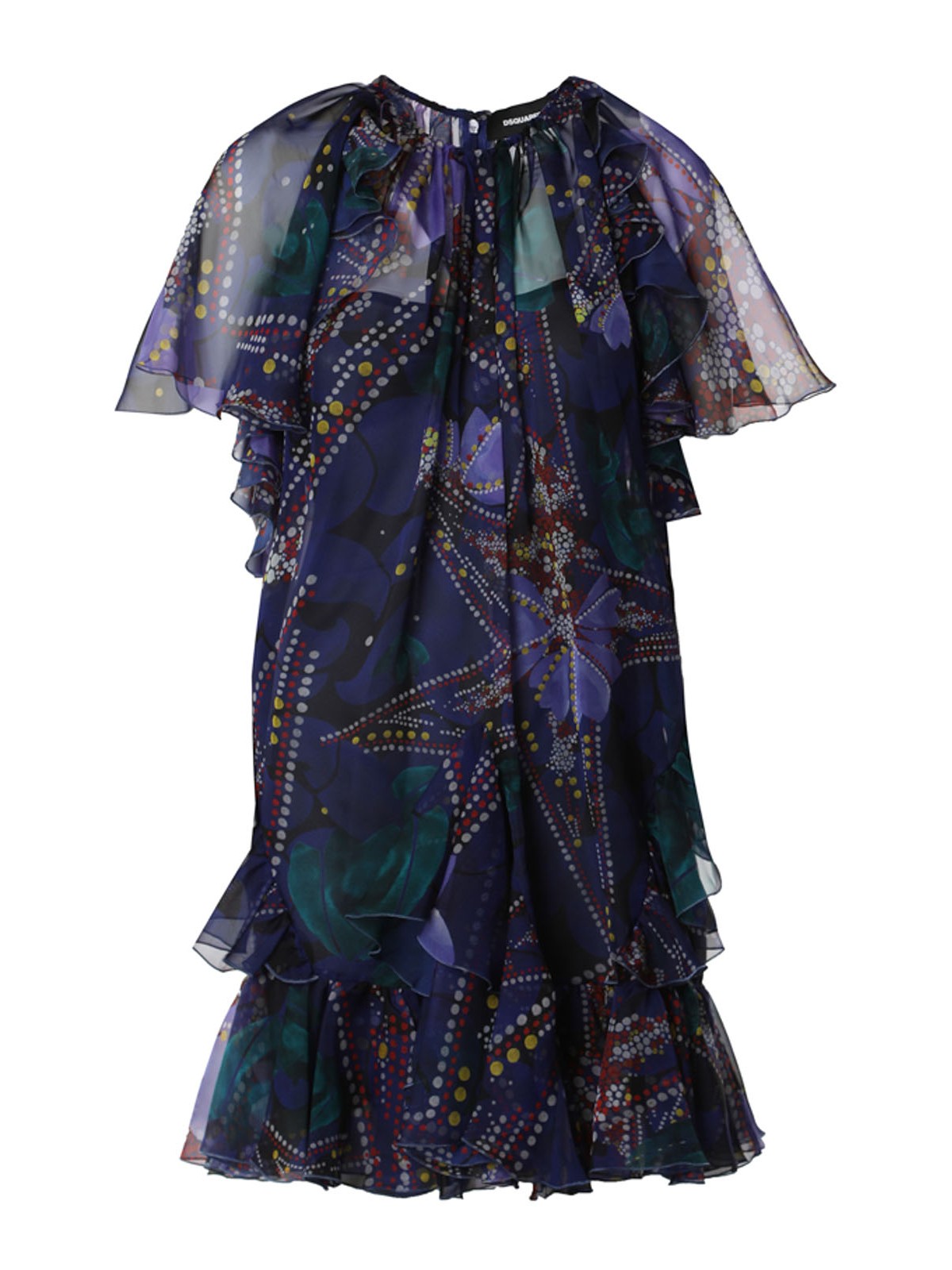 Chiffon dress S72CV0338S76473001S (Dsquared2 / ワンピース・ドレス・オールインワン ) | Dsquared2 (ディースクエアード)