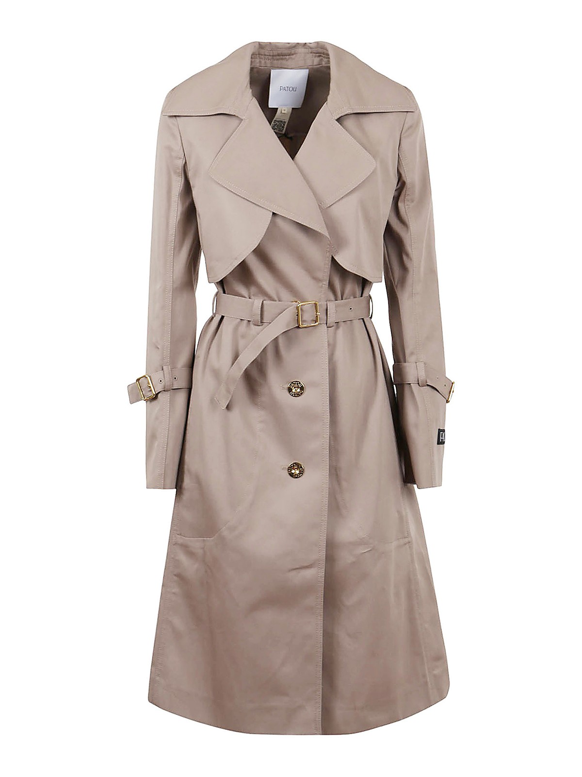 Cotton trenchcoat with buttons OU0190074106P (Patou / コート ) | Patou (パトゥ)