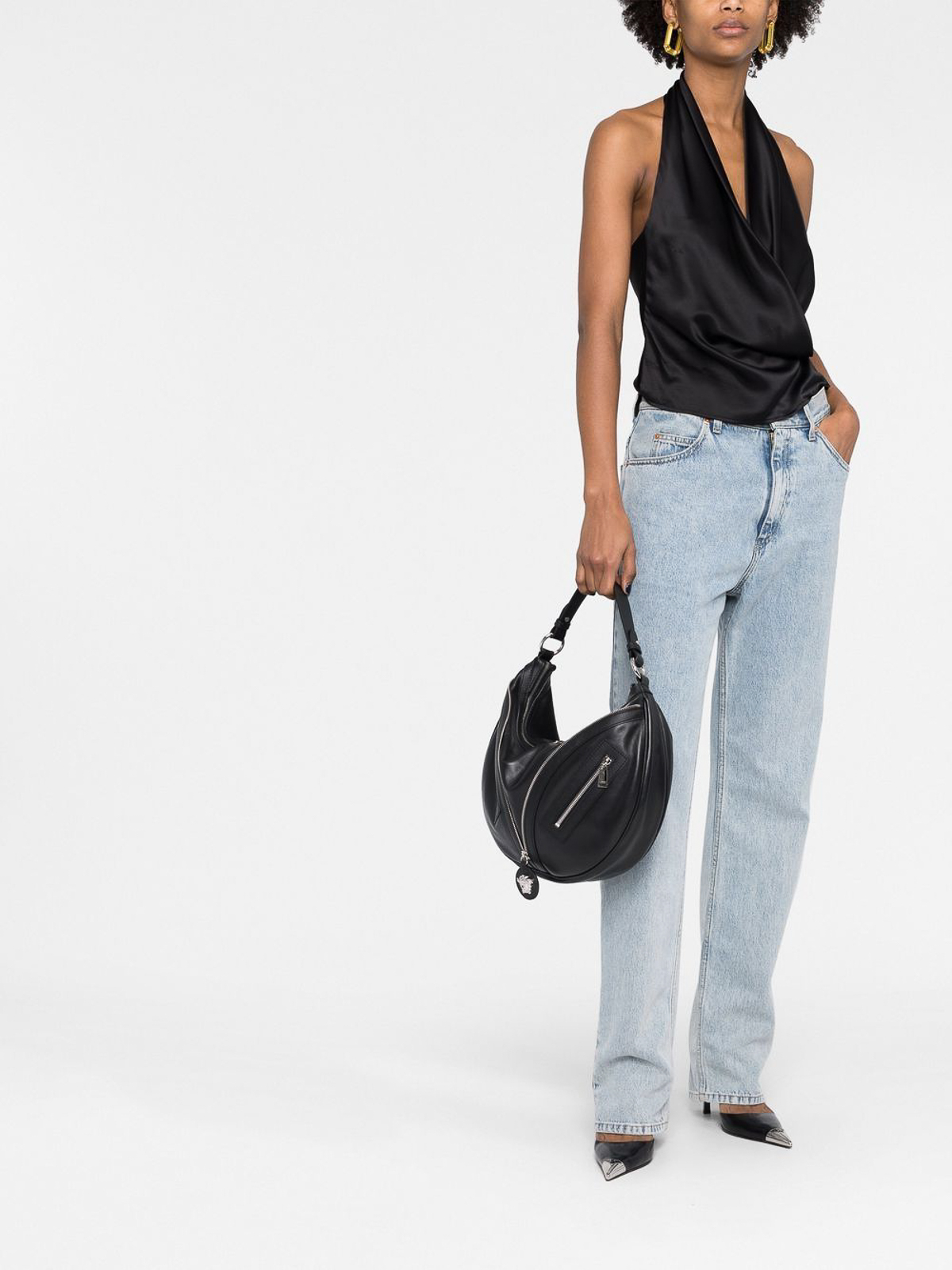 Medusa logo zip bag 10076791A058781B00P (VERSACE / ハンドバッグ・ショルダーバッグ ) | VERSACE (ヴェルサーチェ)(4)