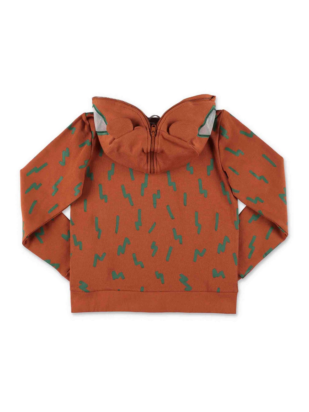 Brown printed cotton stella mccartney hoodie TT4Q00Z1424312VE (Stella McCartney / スウェット・フーディー ) | Stella McCartney (ステラ マッカートニー)(1)
