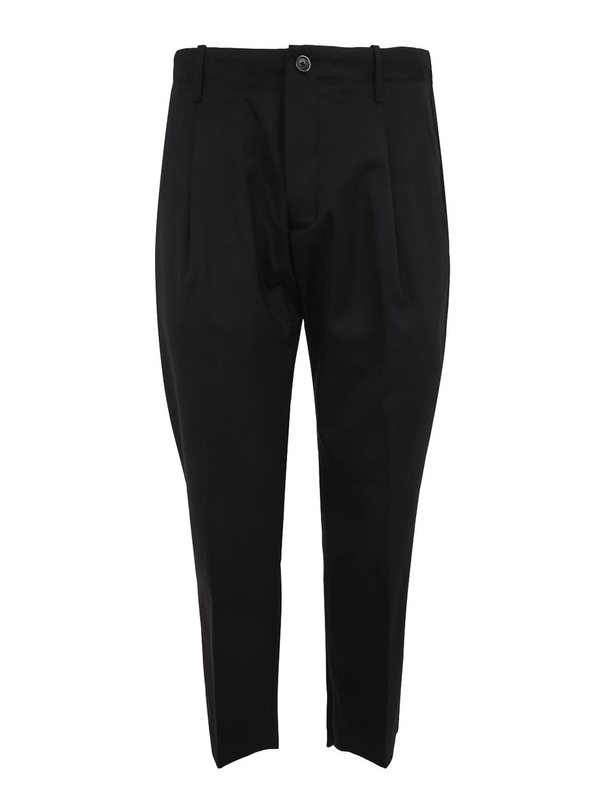 Stretch pants with pences 9FW23FL131BLACK (nine:inthe:morning / パンツ ) | nine:inthe:morning (ナインインザモーニング)