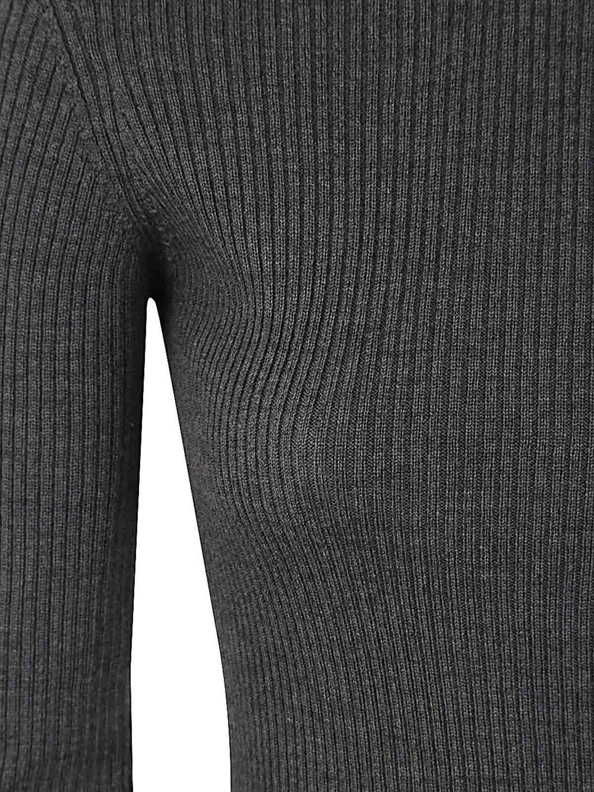 Ribbed Long Sleeve Dress W5016PCCHARCOAL (WARDROBE.NYC / ワンピース・ドレス・オールインワン ) | WARDROBE.NYC (ワードローブ ニューヨーク)(2)