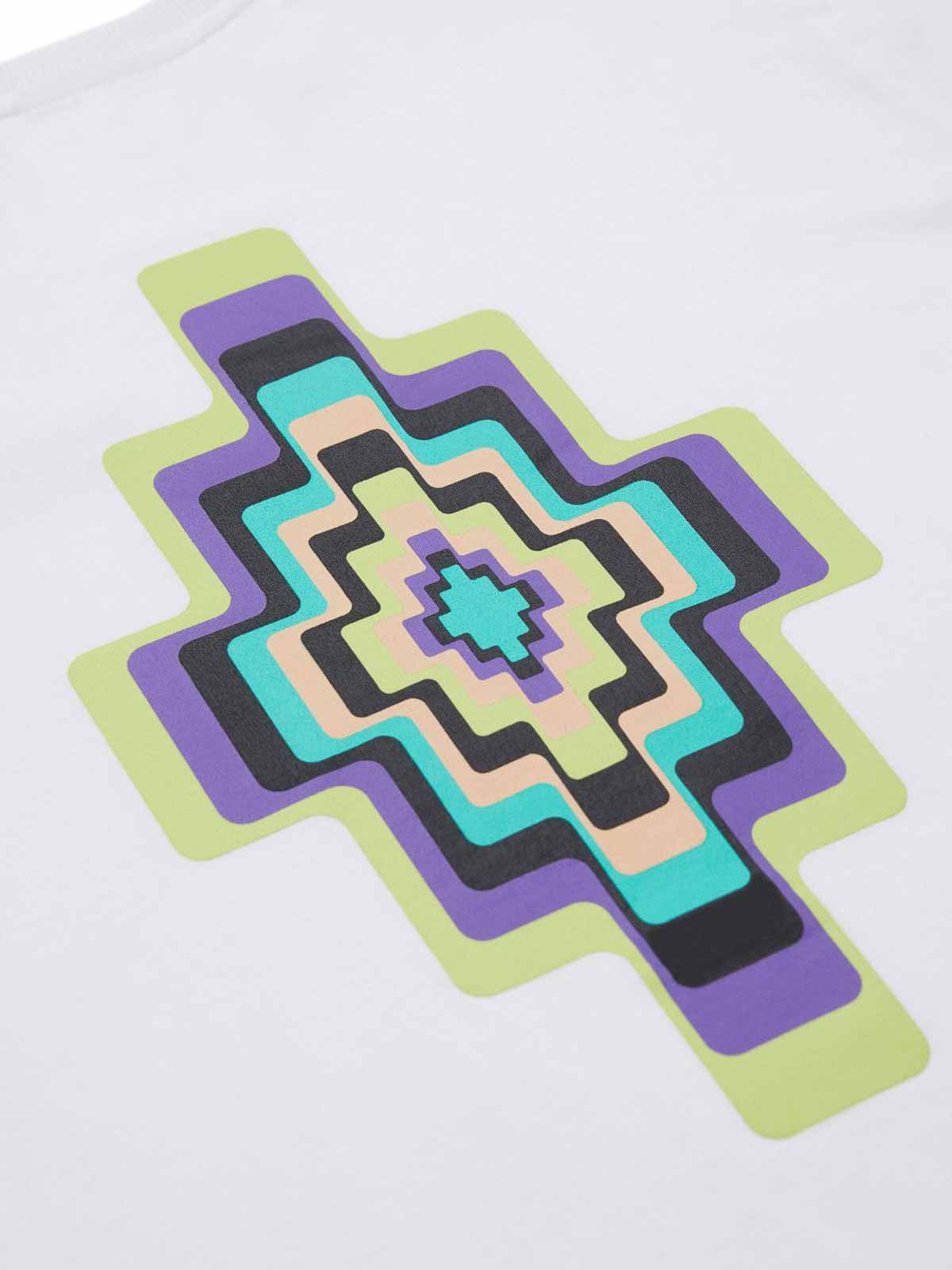 Optical Cross Regular T-Shirt CBAA001F23JER0080114 (MARCELO BURLON / Tシャツ・カットソー ) | MARCELO BURLON (マルセロ・ブロン)(2)