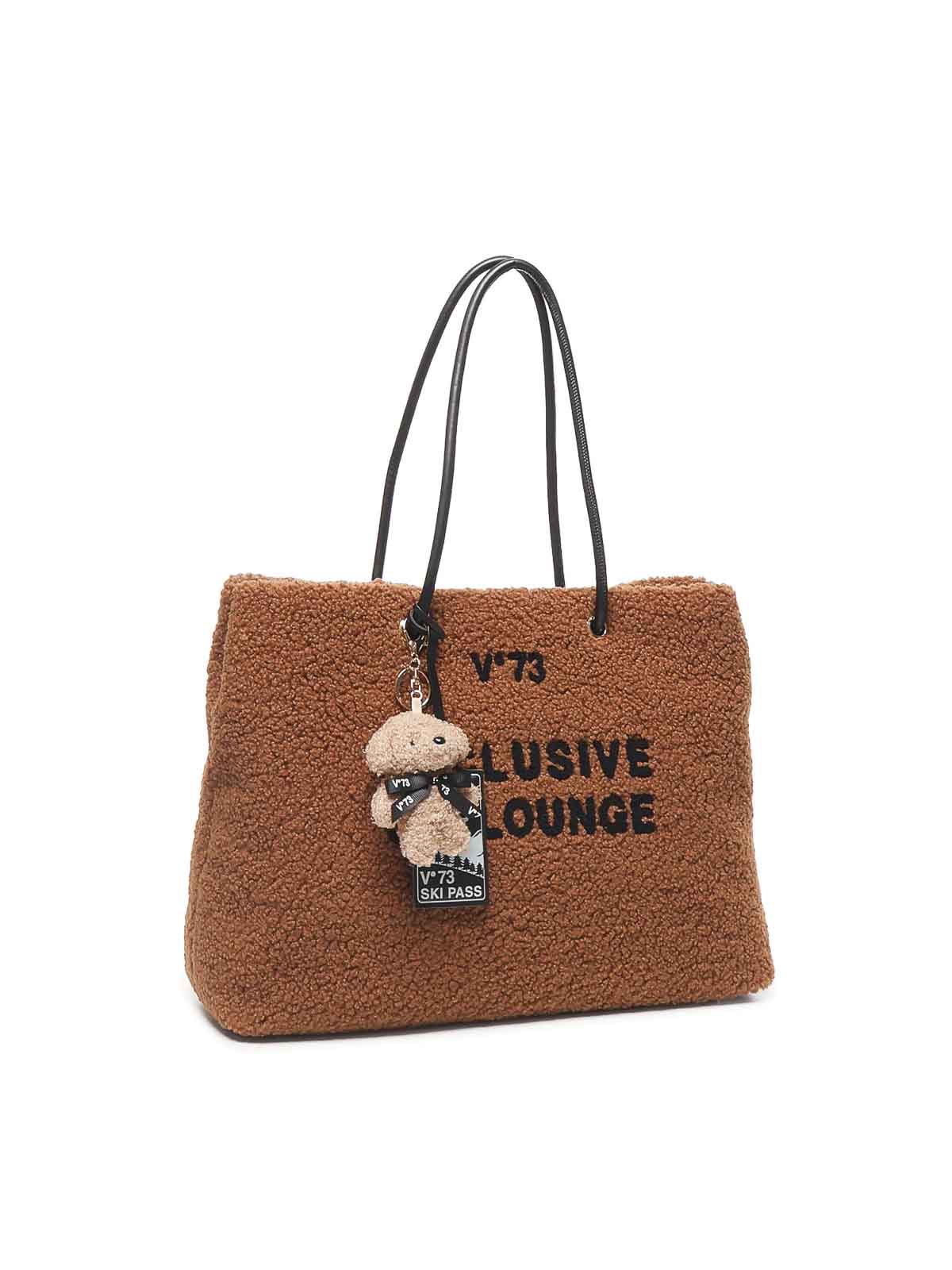 Ski Lounge Shopping Bag 73BS9A501SKILOUNGECUOIONERO (V°73 / トートバッグ ) | V°73 (ヴィ セッタンタトレ)(1)
