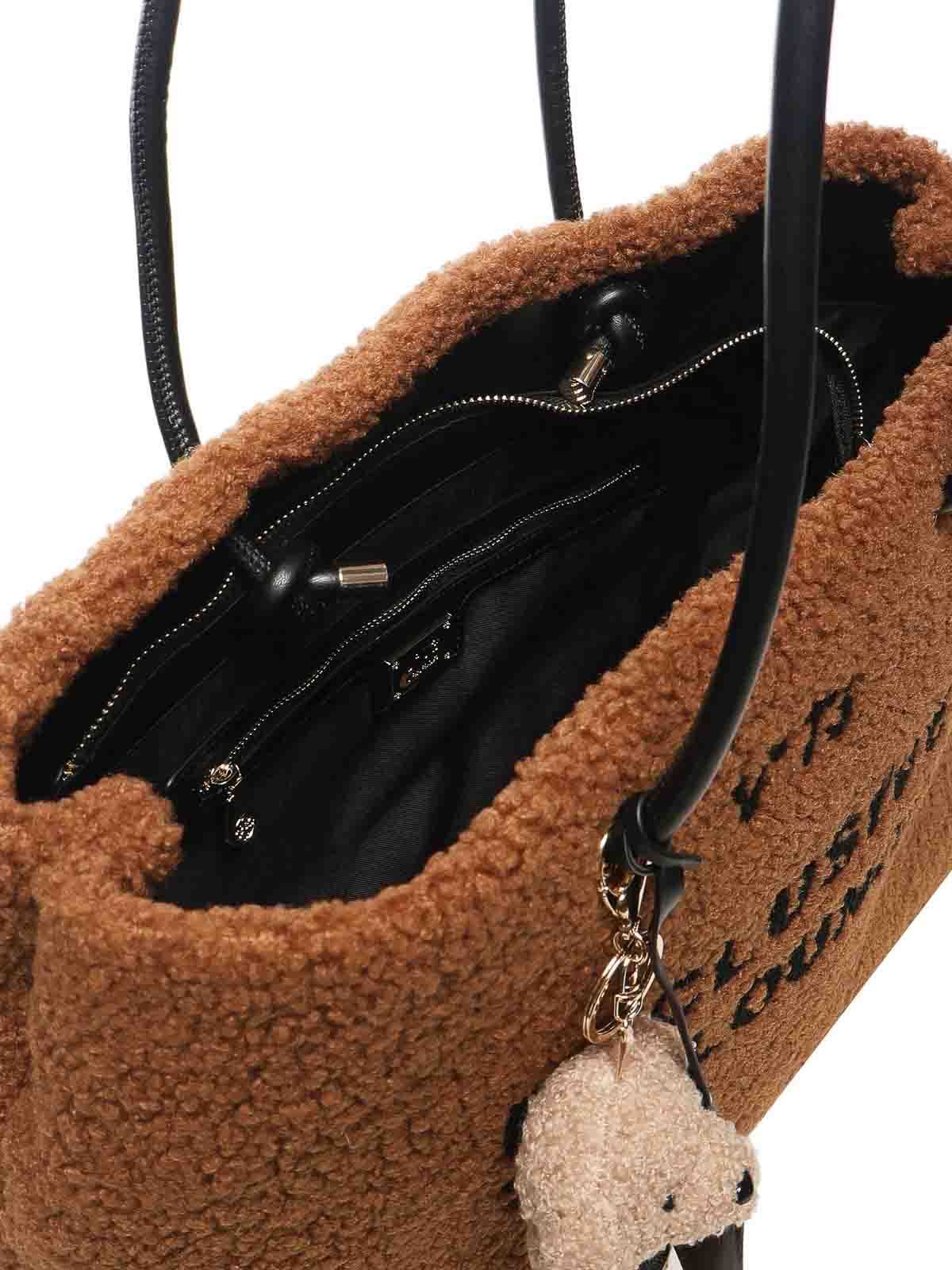 Ski Lounge Shopping Bag 73BS9A501SKILOUNGECUOIONERO (V°73 / トートバッグ ) | V°73 (ヴィ セッタンタトレ)(3)