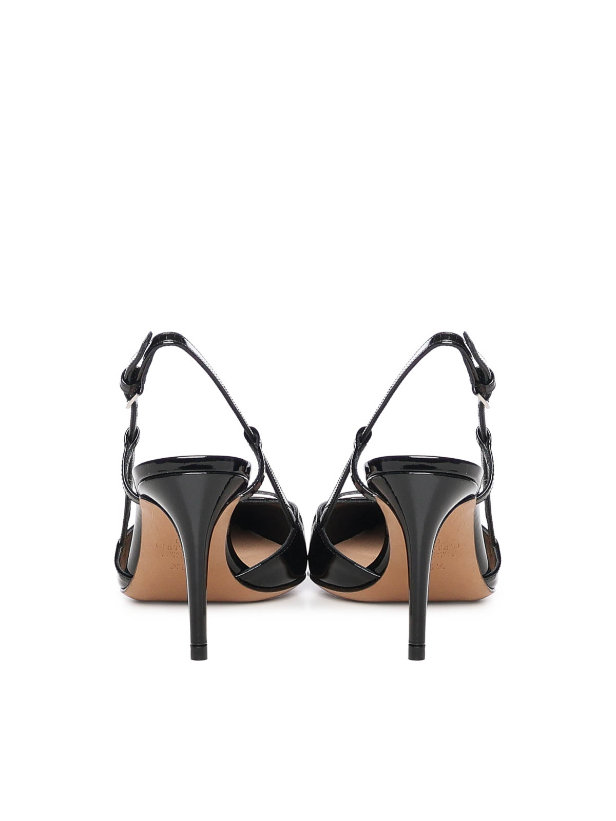 Vlogo Signature Patent Leather Slingback Pump 7W2S0R01TMK0NO (Valentino Garavani / パンプス・ハイヒール ) | Valentino Garavani (ヴァレンティノ)(2)