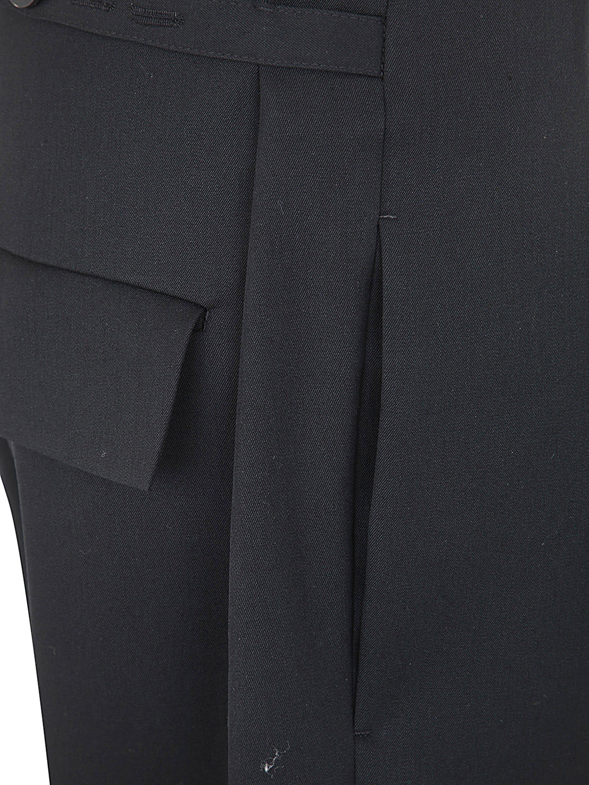 Wool trousers loose fit N88GABARDINEBLACK (SAPIO / パンツ ) | SAPIO (サピオ)(2)