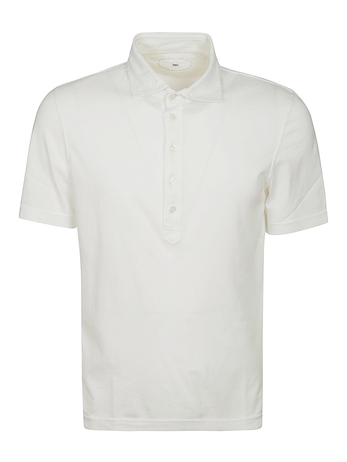 Five ss jersey giza dusty 6UED024841 (FEDELI / ポロシャツ ) | FEDELI (フェデリ)