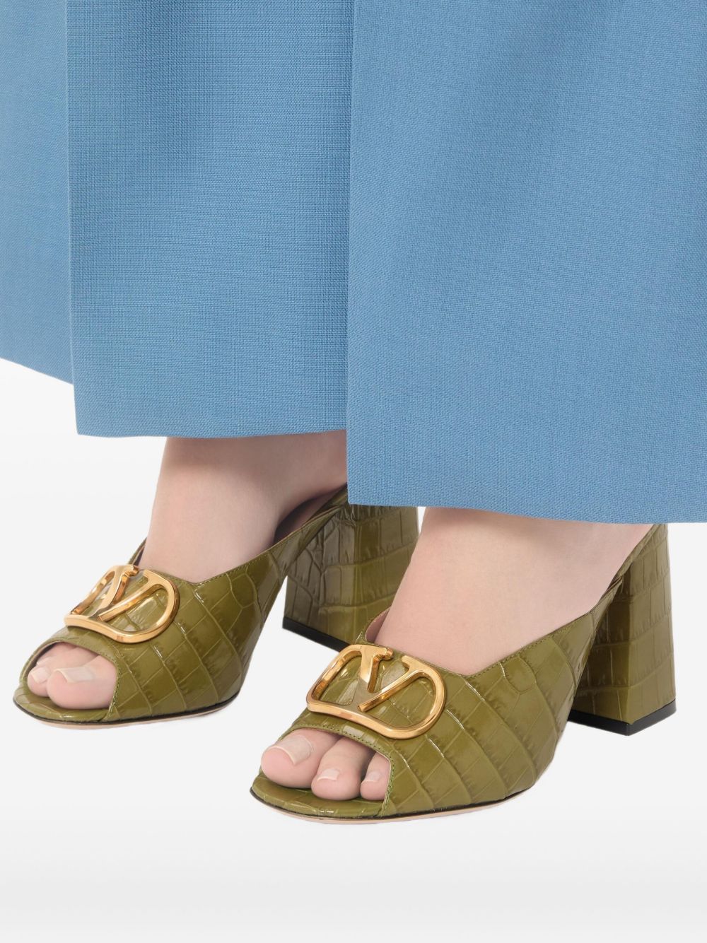 Valentino Garavani Sandals Green WS0NW6LUR03D (Valentino Garavani / サンダル ) | Valentino Garavani (ヴァレンティノ)(4)
