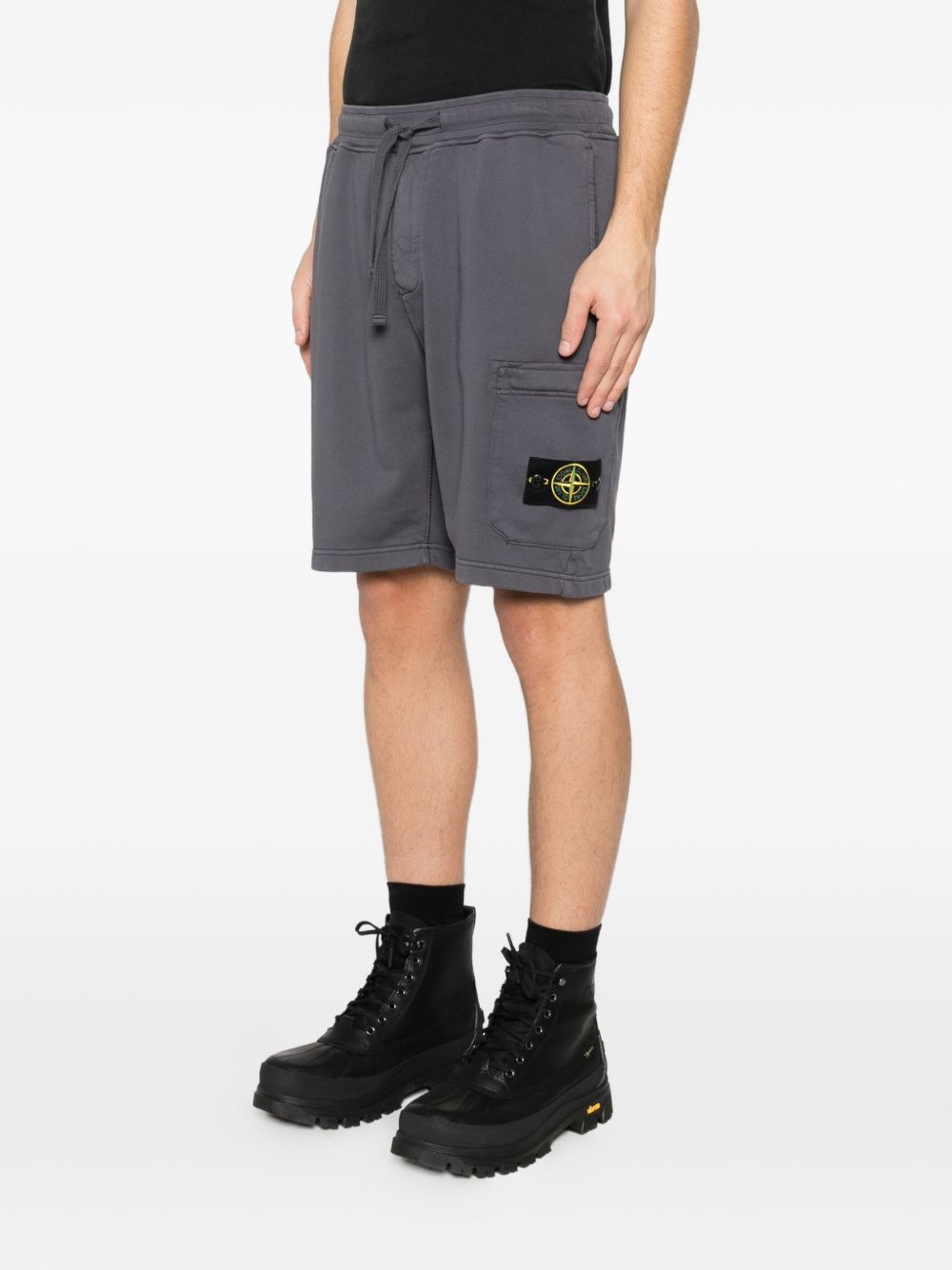 Stone Island Shorts Grey L1S156200011S0051V002D (STONE ISLAND / ショートパンツ ) | STONE ISLAND (ストーンアイランド)(4)