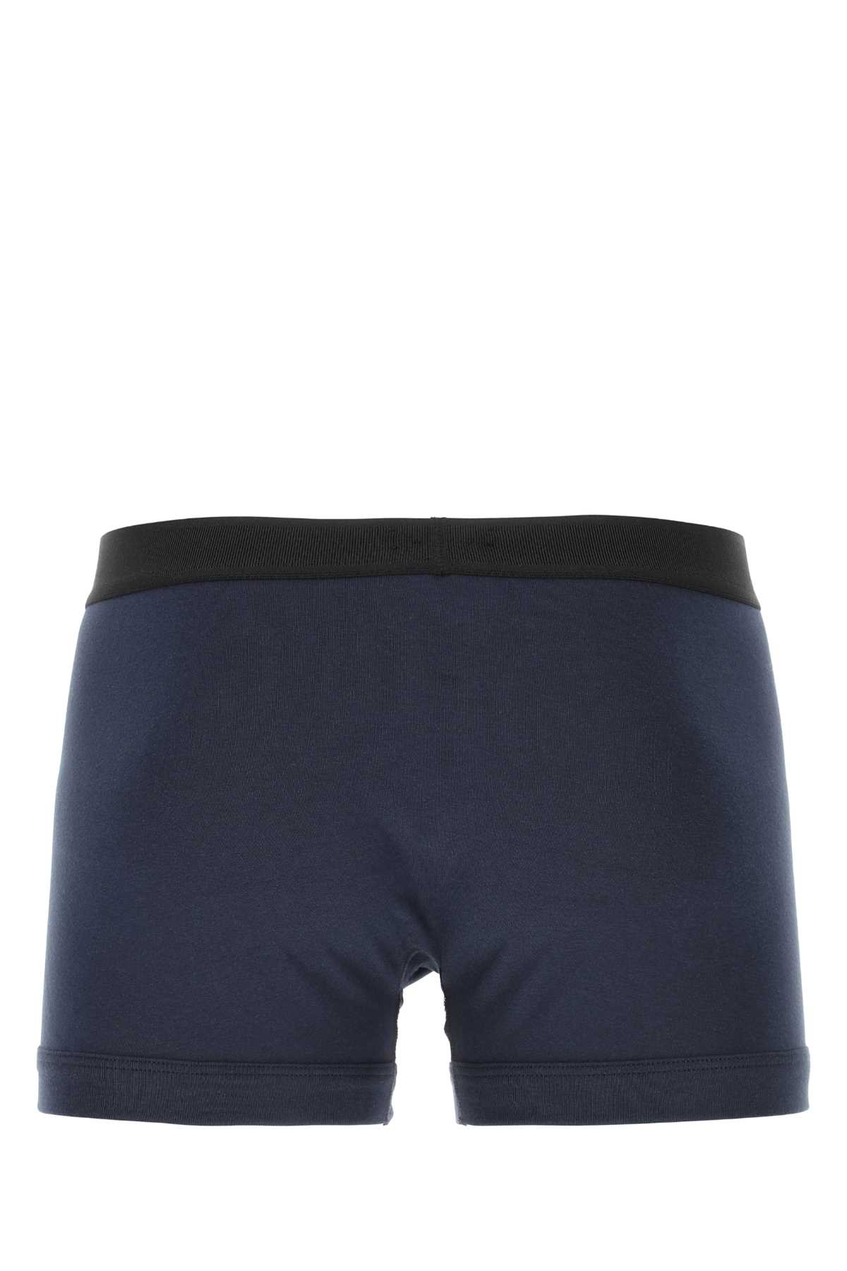 Dark blue stretch cotton boxer T4LC31040412 (TOM FORD / アンダーウェア ) | TOM FORD (トムフォード)(1)