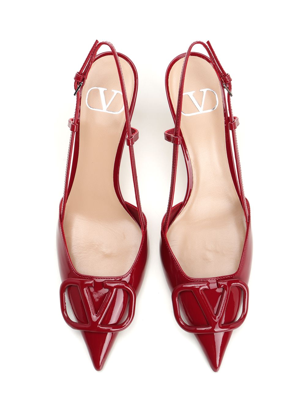 SLING BACK | VLOGO SIGNATURE | T. 80 | VERNICE/LEATHER LOGO 8W2S0R01TMKY9Q (Valentino Garavani / パンプス・ハイヒール ) | Valentino Garavani (ヴァレンティノ)(4)