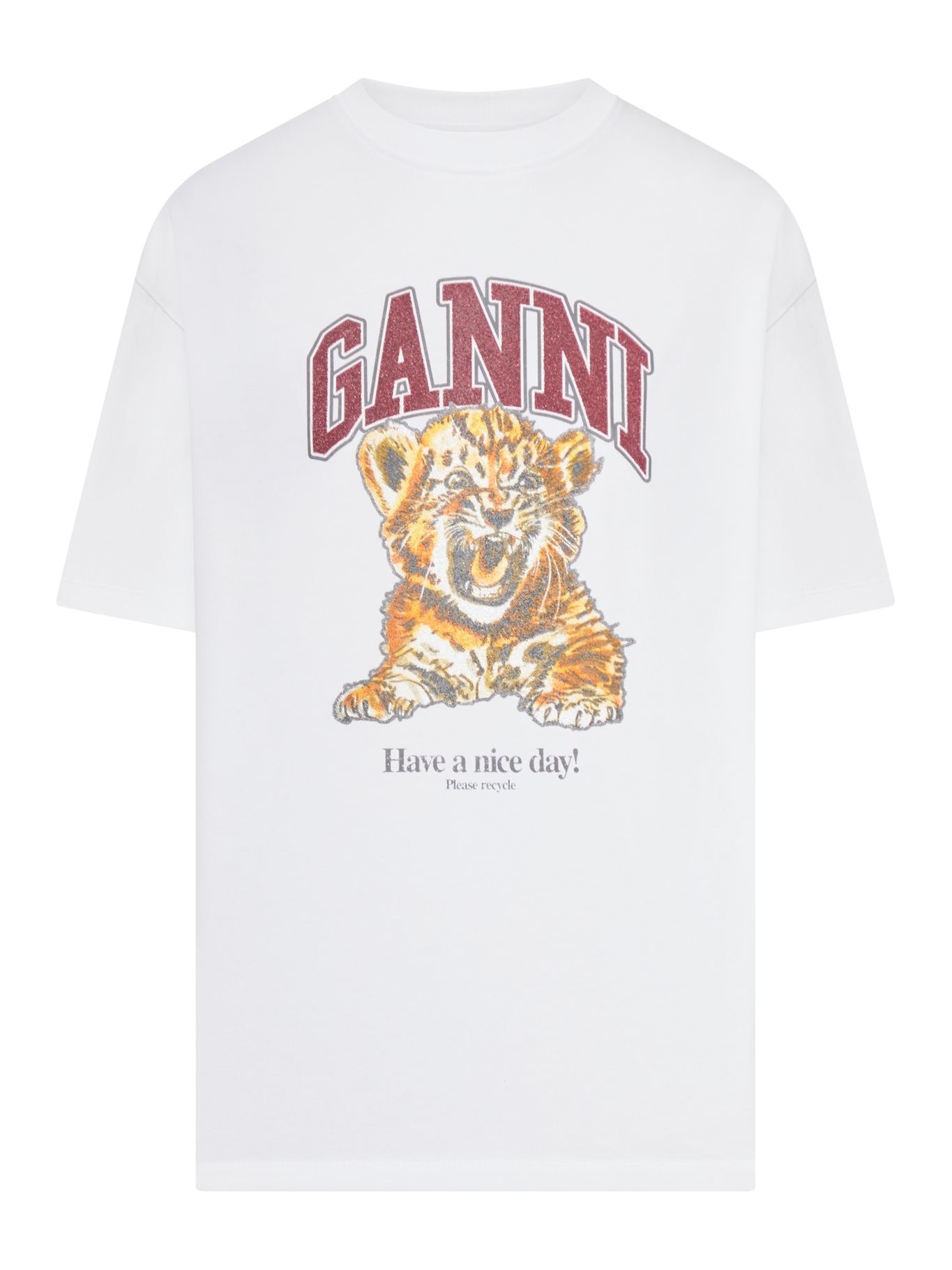 HEAVY COTTON JERSEY T-SHIRT A1050060151 (GANNI / Tシャツ・カットソー ) | GANNI (ガニー)