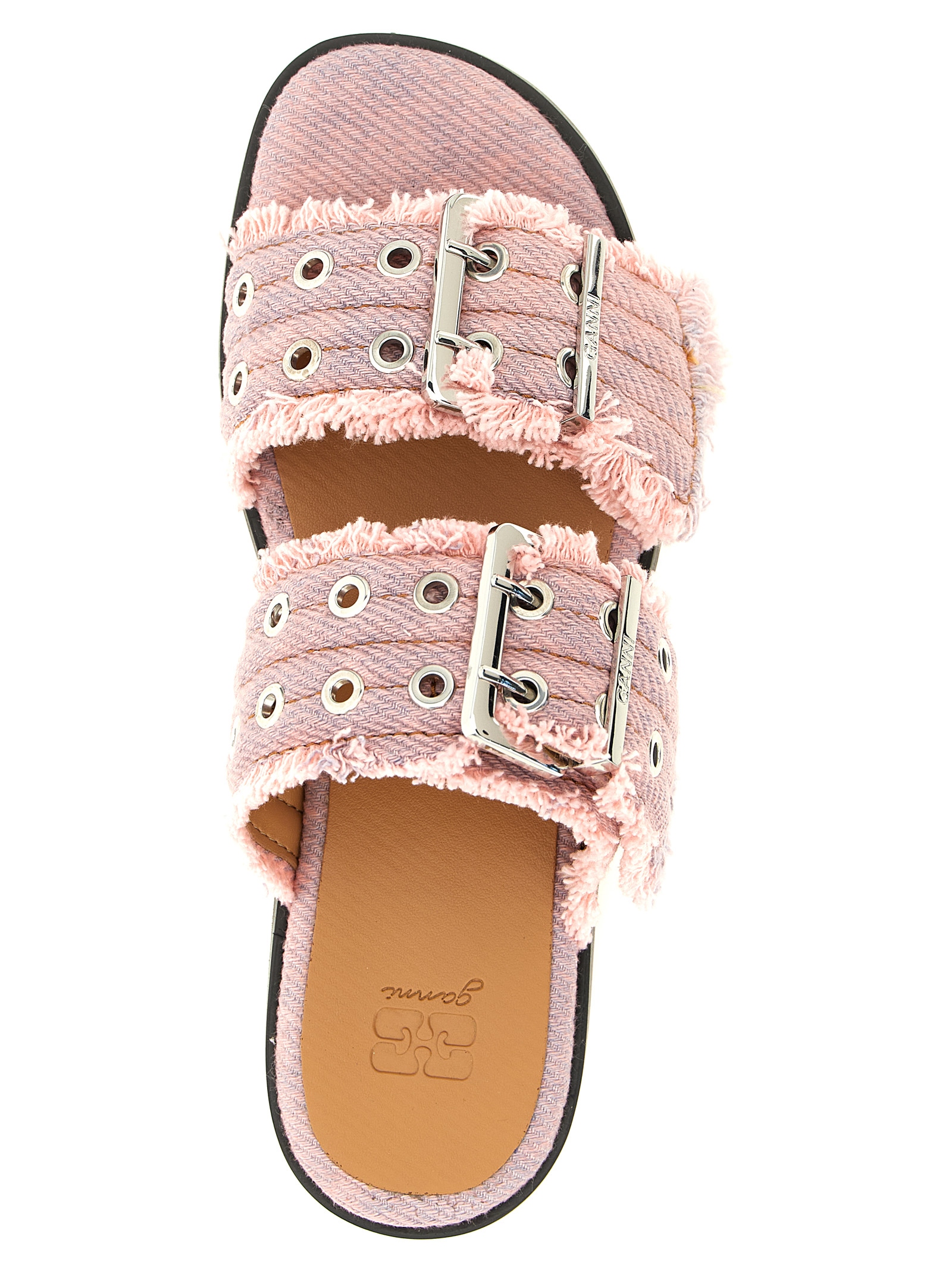 'Feminine Buckle Fringed Denim' sandals B102005105C (GANNI / サンダル ) | GANNI (ガニー)(3)