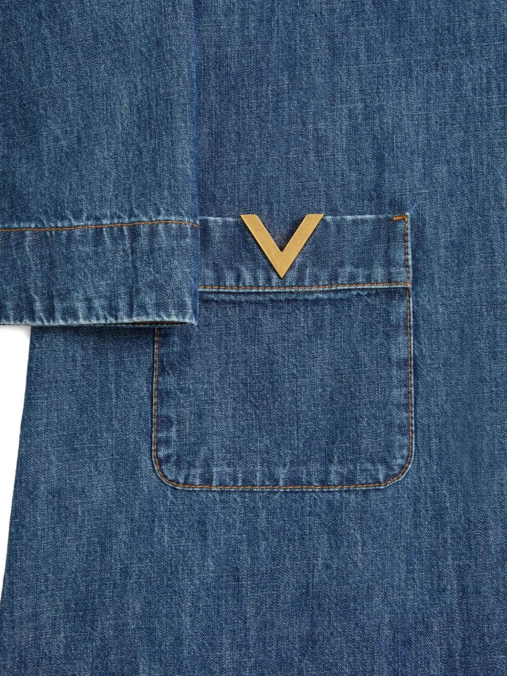 V-NECK DENIM MINIDRESS BDA03B9YA558 (Valentino Garavani / ワンピース・ドレス・オールインワン ) | Valentino Garavani (ヴァレンティノ)(5)