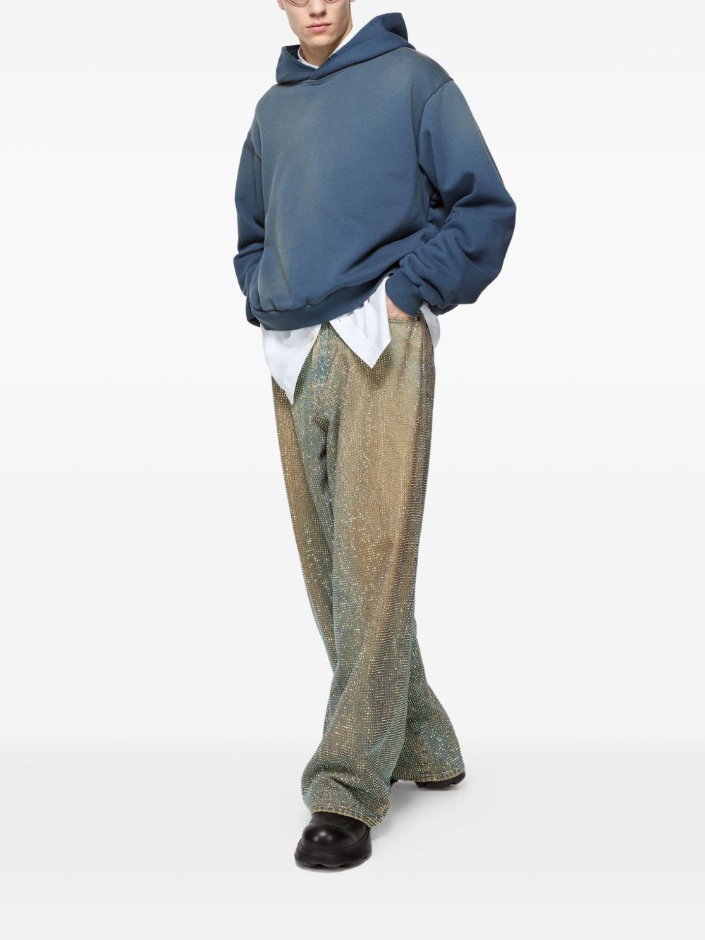 Acne Studios Sweaters Blue CI0136BPA (Acne Studios / スウェット・フーディー ) | Acne Studios (アクネ ストゥディオズ)(1)