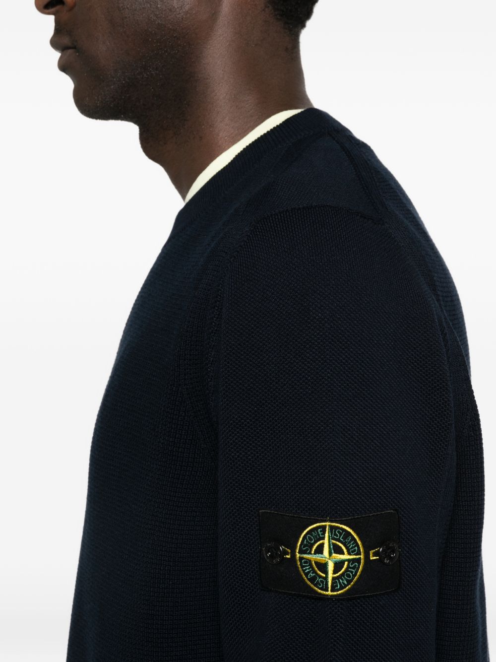 Stone Island Sweaters Blue L1S155100029S00B5V0020 (STONE ISLAND / ニット・セーター・カーディガン ) | STONE ISLAND (ストーンアイランド)(2)