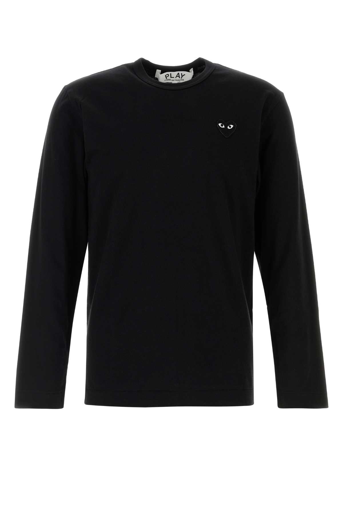 Black cotton t-shirt AXT120051BLACK (PLAY Comme Des Garçons / Tシャツ・カットソー ) | PLAY Comme Des Garçons (プレイ コムデギャルソン)