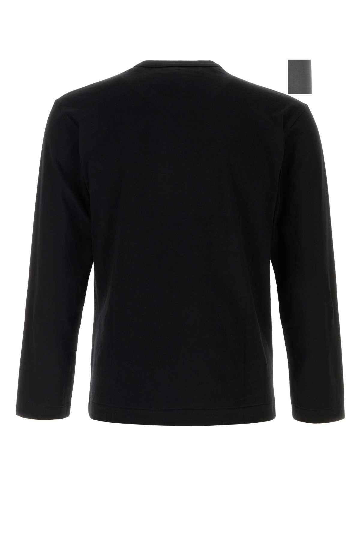 Black cotton t-shirt AXT120051BLACK (PLAY Comme Des Garçons / Tシャツ・カットソー ) | PLAY Comme Des Garçons (プレイ コムデギャルソン)(1)