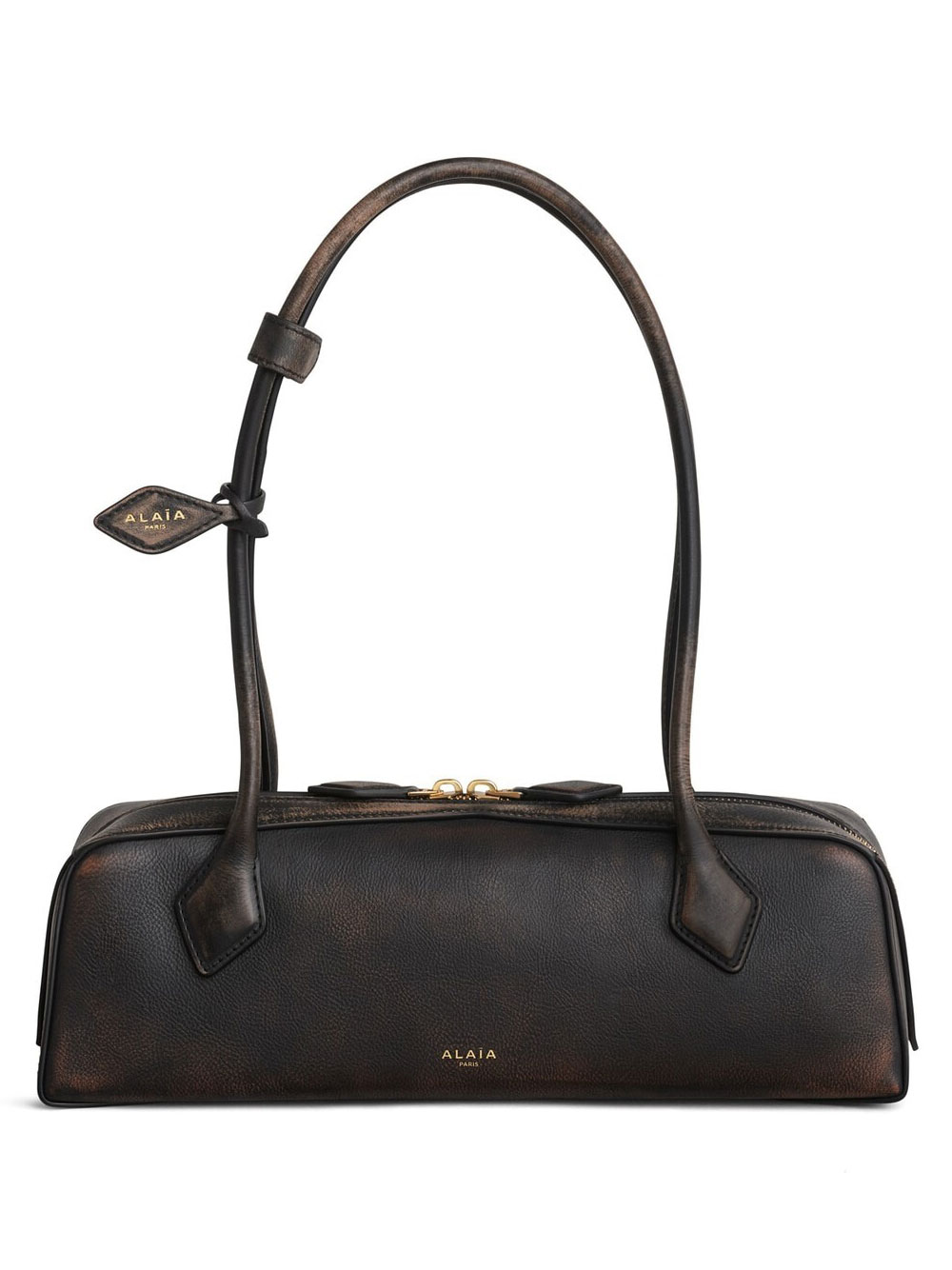 LE TECKEL MEDIUM BAG IN AGED LEATHER AA1S06033I154994 (ALAIA / ハンドバッグ・ショルダーバッグ ) | ALAIA (アライア)