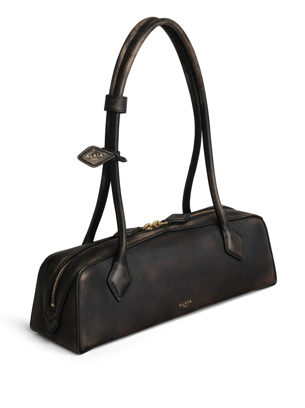 LE TECKEL MEDIUM BAG IN AGED LEATHER AA1S06033I154994 (ALAIA / ハンドバッグ・ショルダーバッグ ) | ALAIA (アライア)(2)