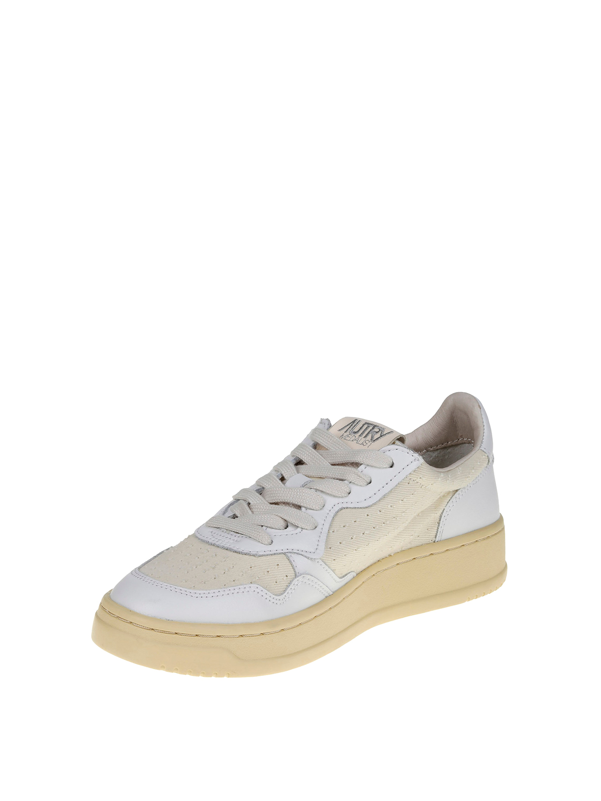 Leather sneakers with canvas insert and logo AULWLC01 (AUTRY / スニーカー ) | AUTRY (オートリー)(3)