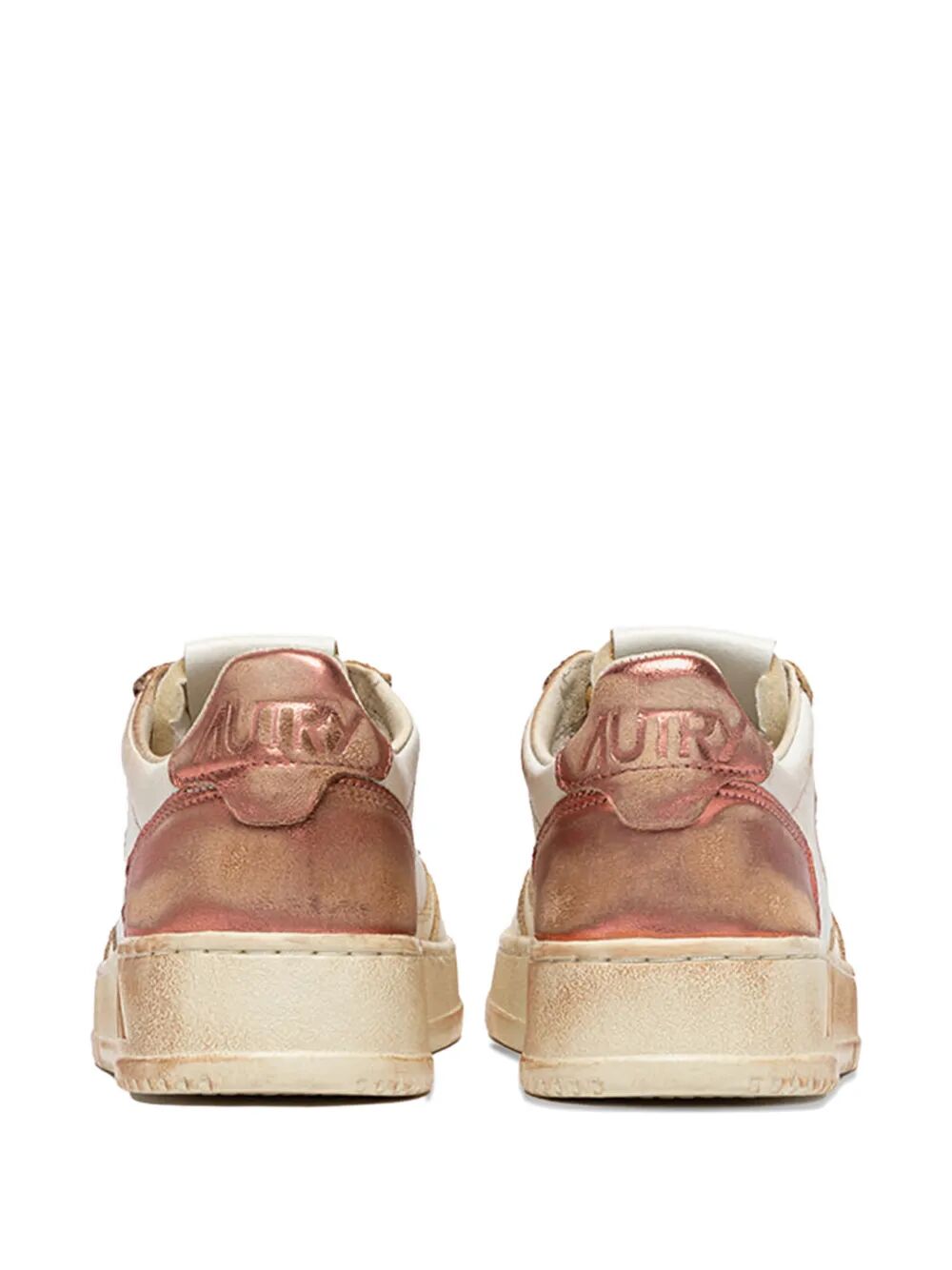 MEDALIST LOW SUPER VINTAGE SNEAKERS WITH PINK METALLIC LEATHER AVLWSV57WHTVANSAL (AUTRY / スニーカー ) | AUTRY (オートリー)(2)