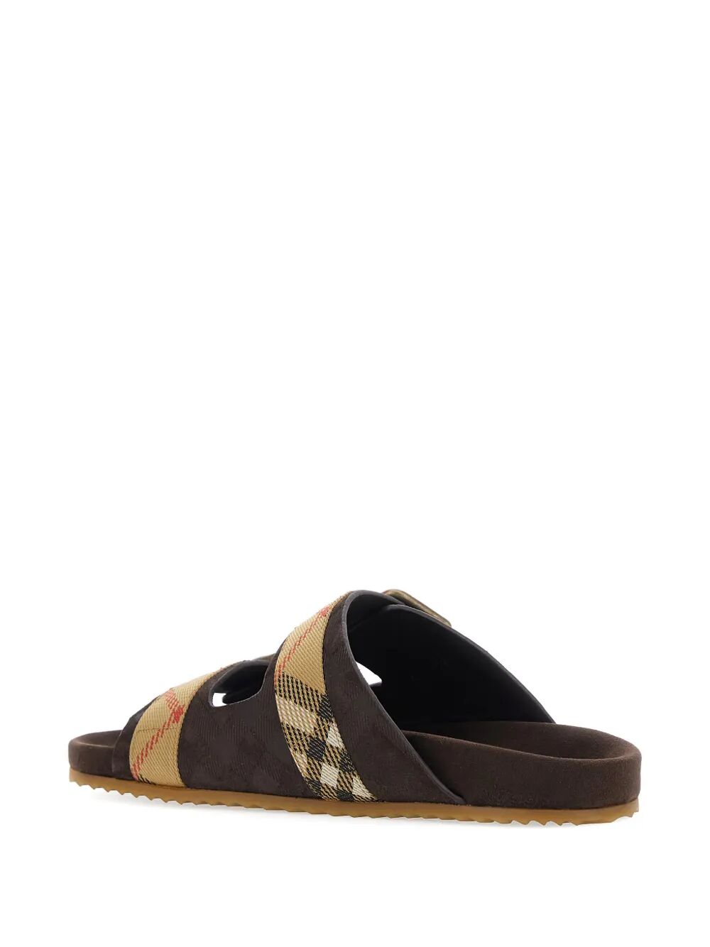SUEDE FLAT SANDALS WITH CHECKED STRAPS 8118613C1170 (Burberry / サンダル ) | Burberry (バーバリー)(3)