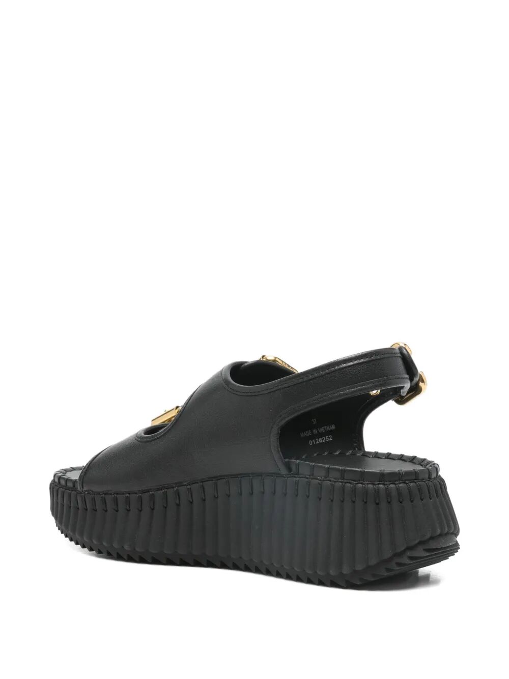 NAMA LEATHER WEDGE SANDALS CH26S17KSN001 (Chloé / サンダル ) | Chloé (クロエ)(2)