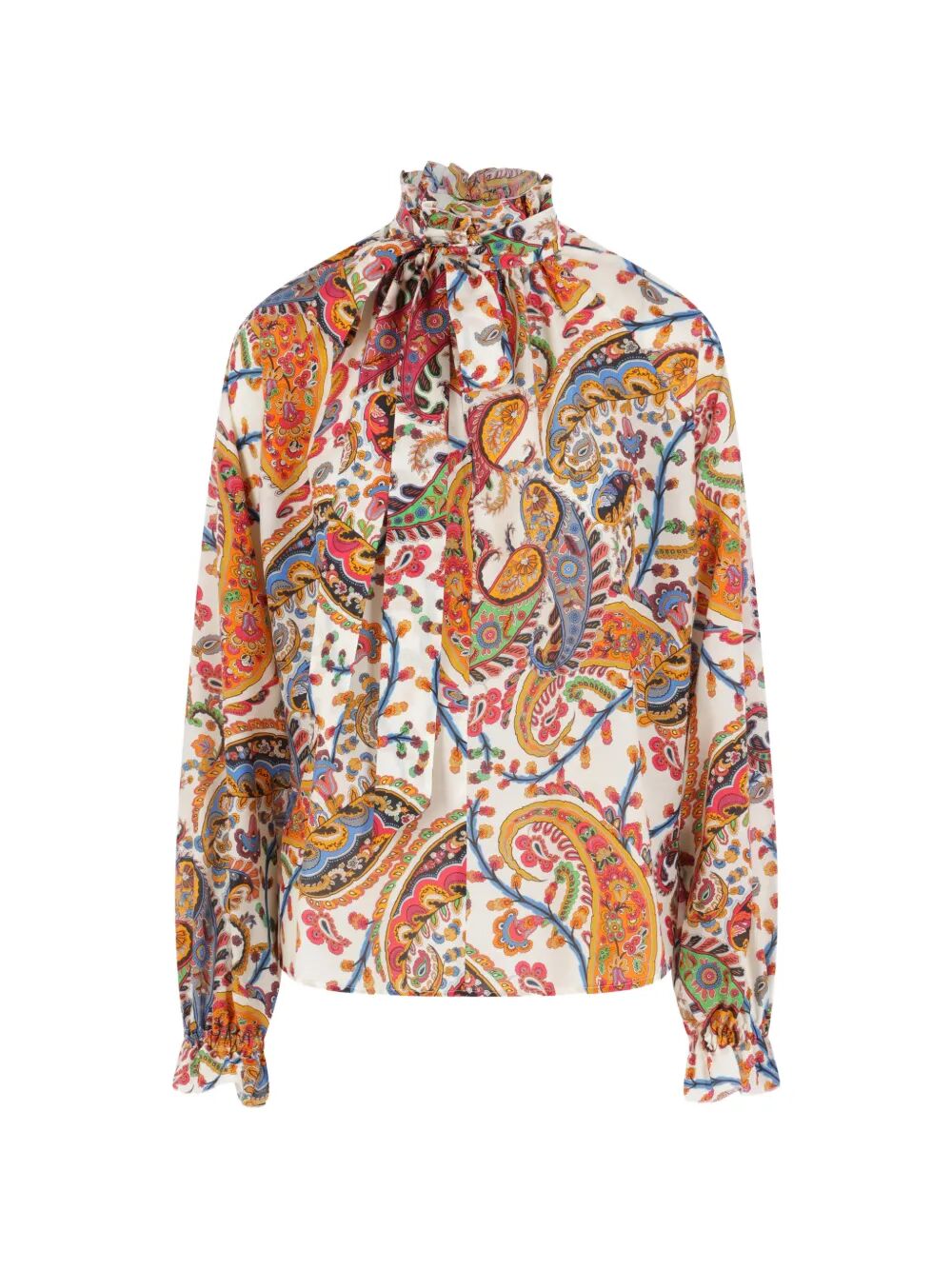 PAISLEY-PRINT TIE-NECK SILK BLEND BLOUSE WRJA0157AKG50X0801 (ETRO / シャツ・ブラウス ) | ETRO (エトロ)
