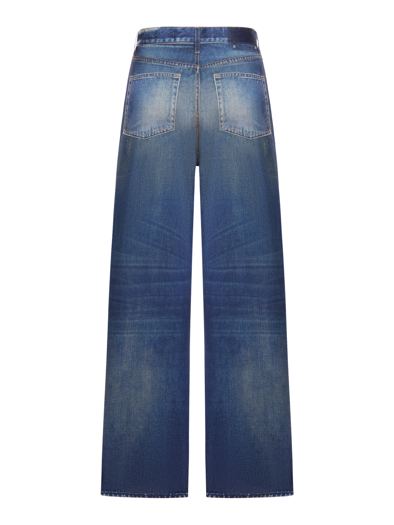 COTTON TROUSERS WITH DENIM PRINT GWP02528P00240650100 (Golden Goose / ジーンズ ) | Golden Goose (ゴールデングース)(1)